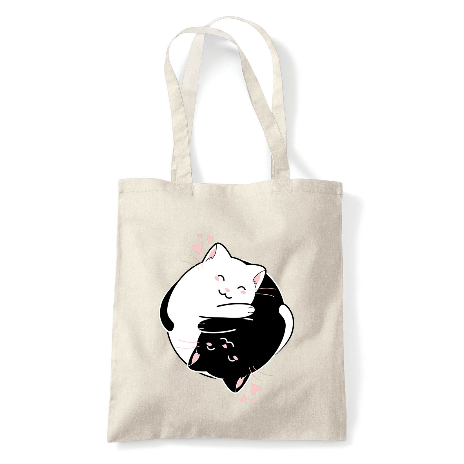 cica cicás macska macskás Homok Shopper Vászontáska