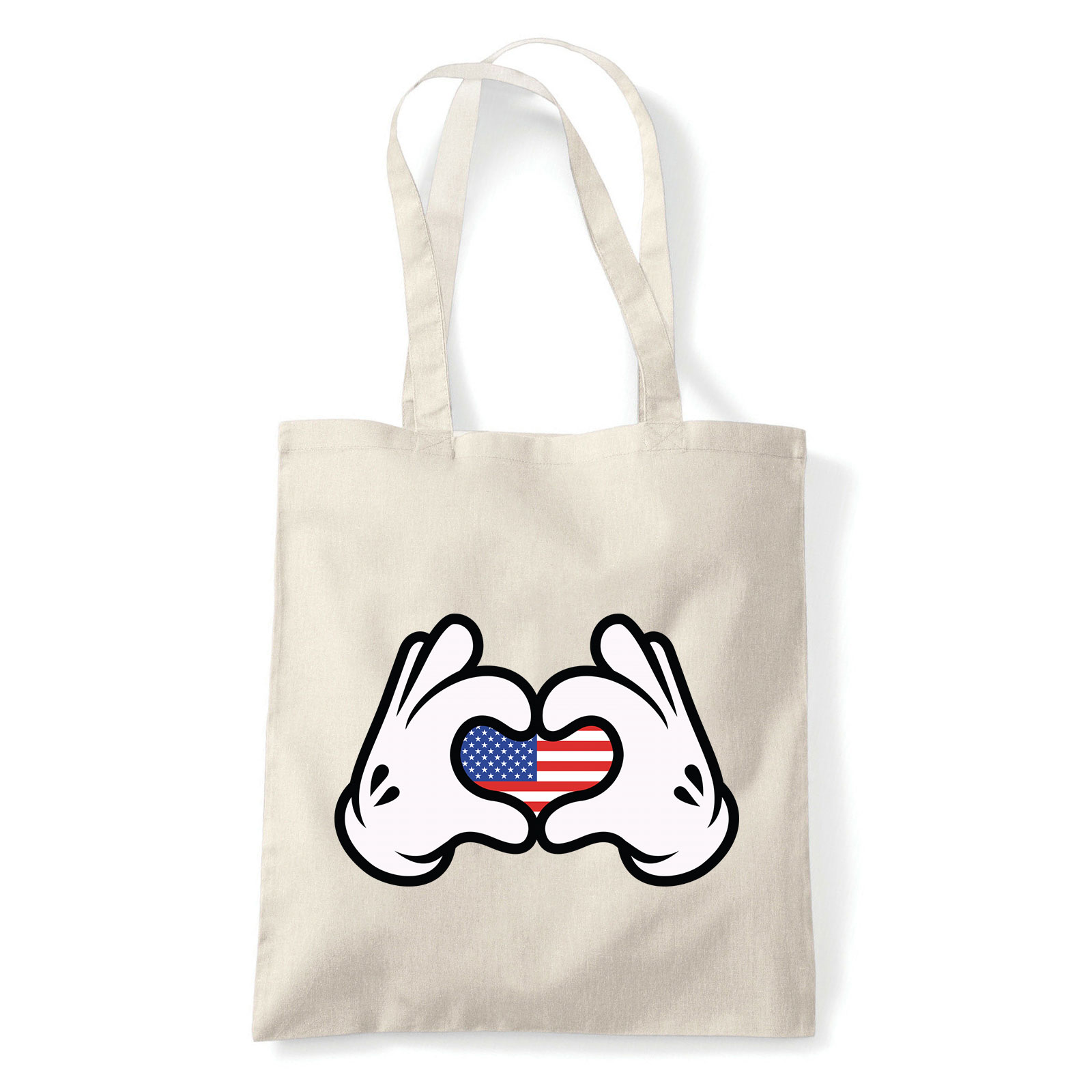 america usa amerika Homok Shopper Vászontáska