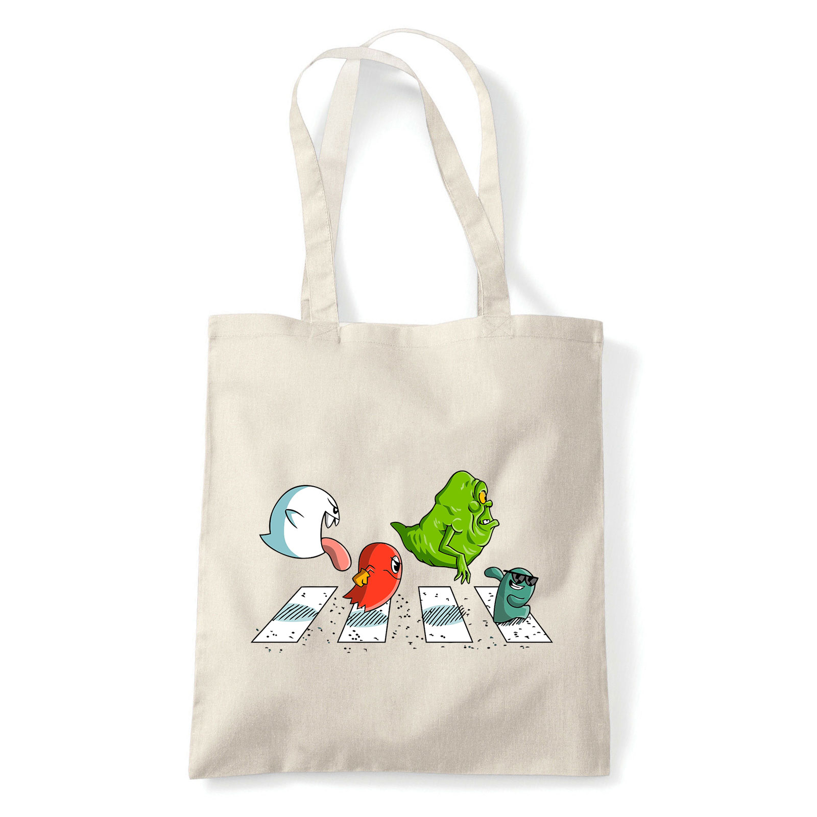 pac man ragacs blue  Homok Shopper Vászontáska