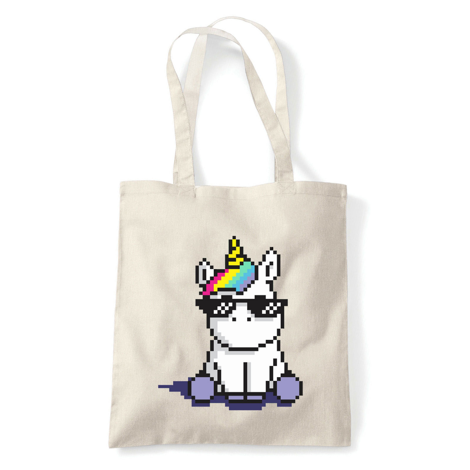 pixel unikornis Homok Shopper Vászontáska