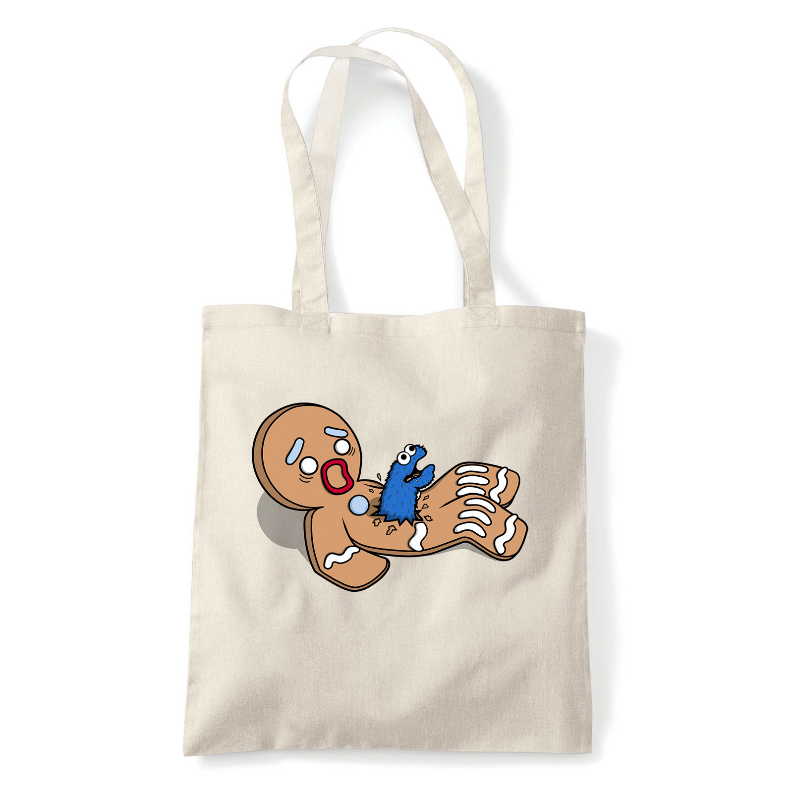 cookie alien sütiszörny Homok Shopper Vászontáska