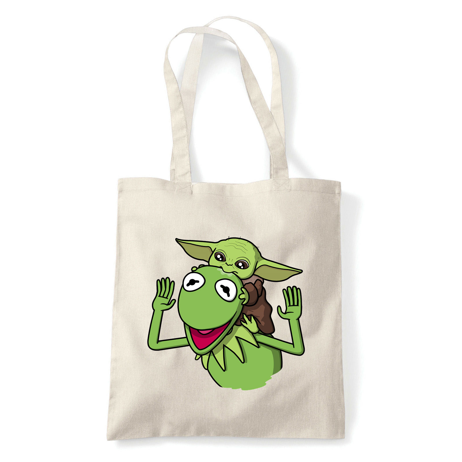 baba yoda baby yoda froggy breki béka Homok Shopper Vászontáska