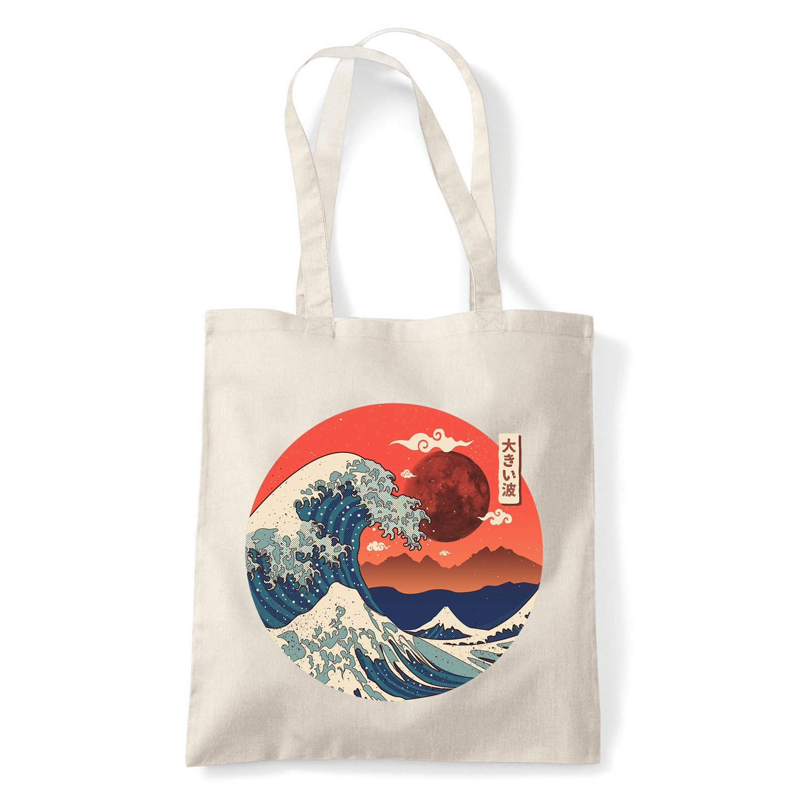 kanagava hullám japán Homok Shopper Vászontáska