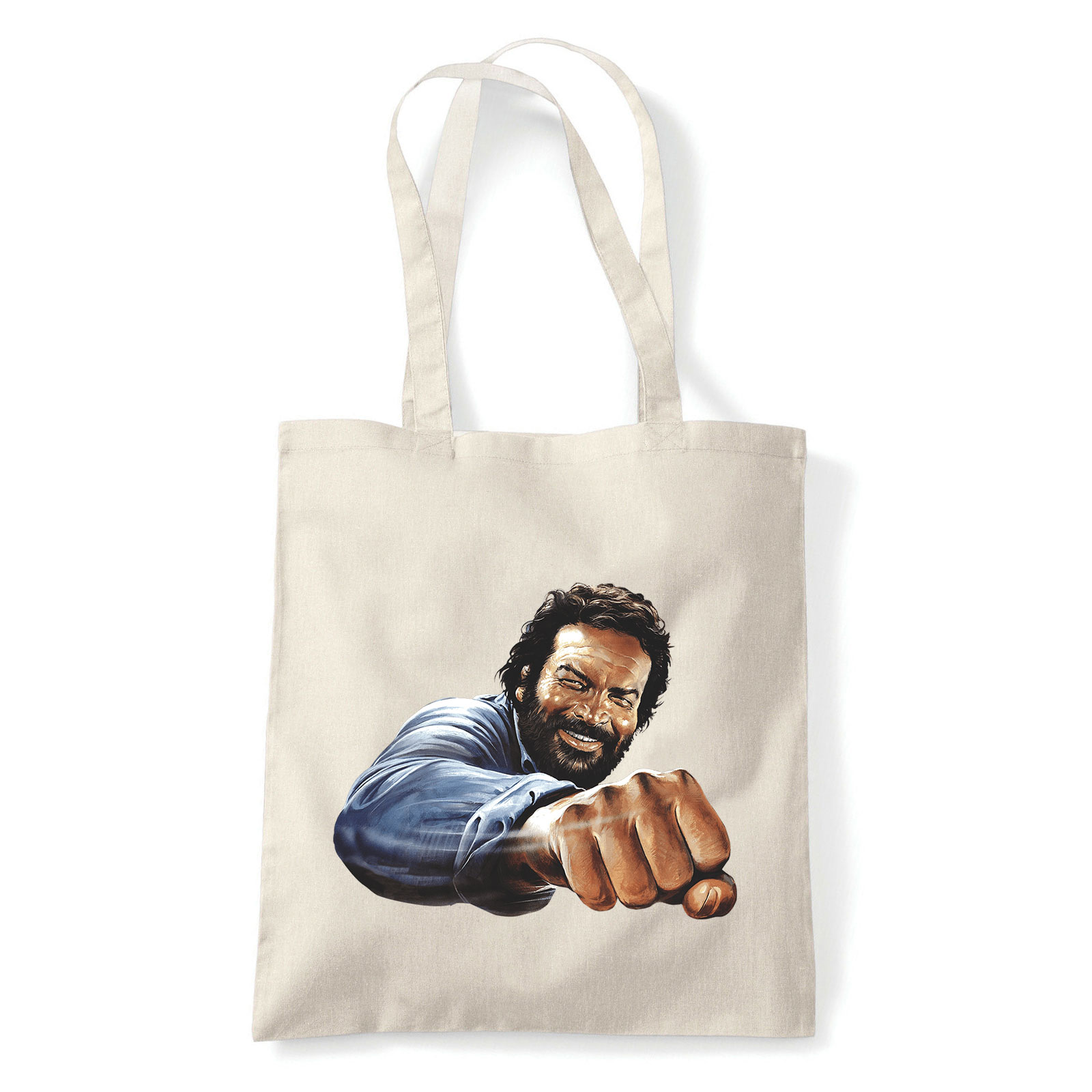 bud spencer pofon Homok Shopper Vászontáska