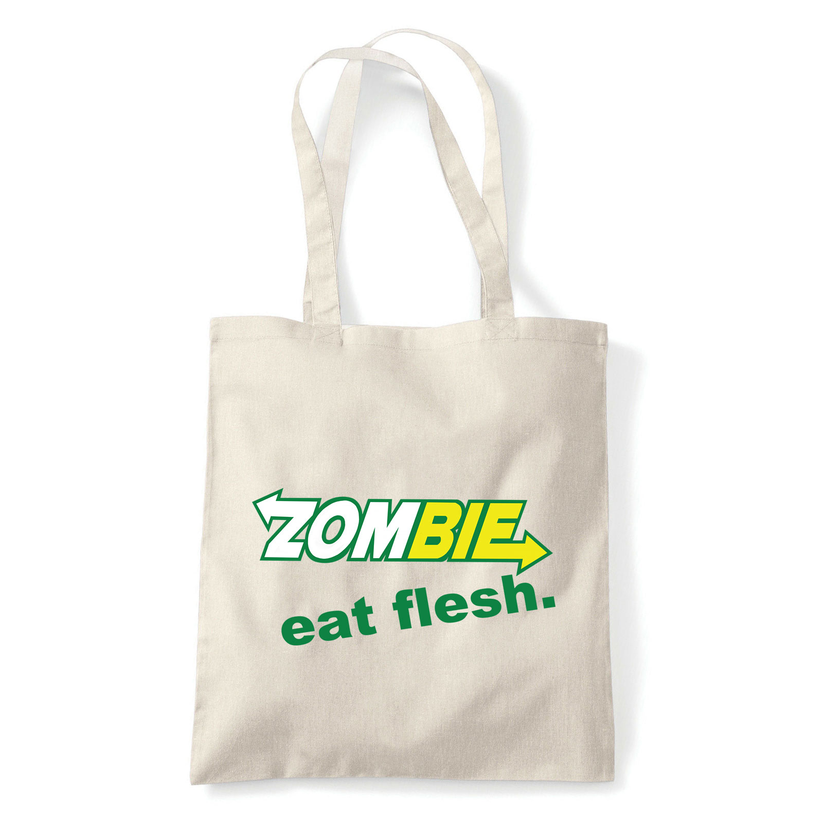 zombie zombis zombik Homok Shopper Vászontáska