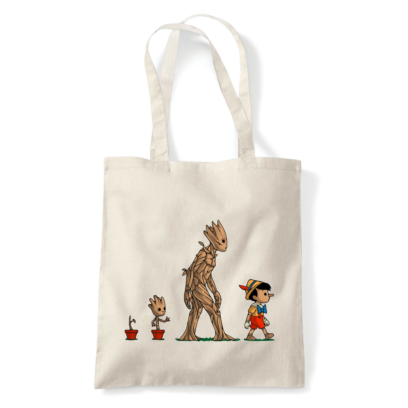 groot galaxis őrzői pinokkio pinoccio Homok Shopper Vászontáska