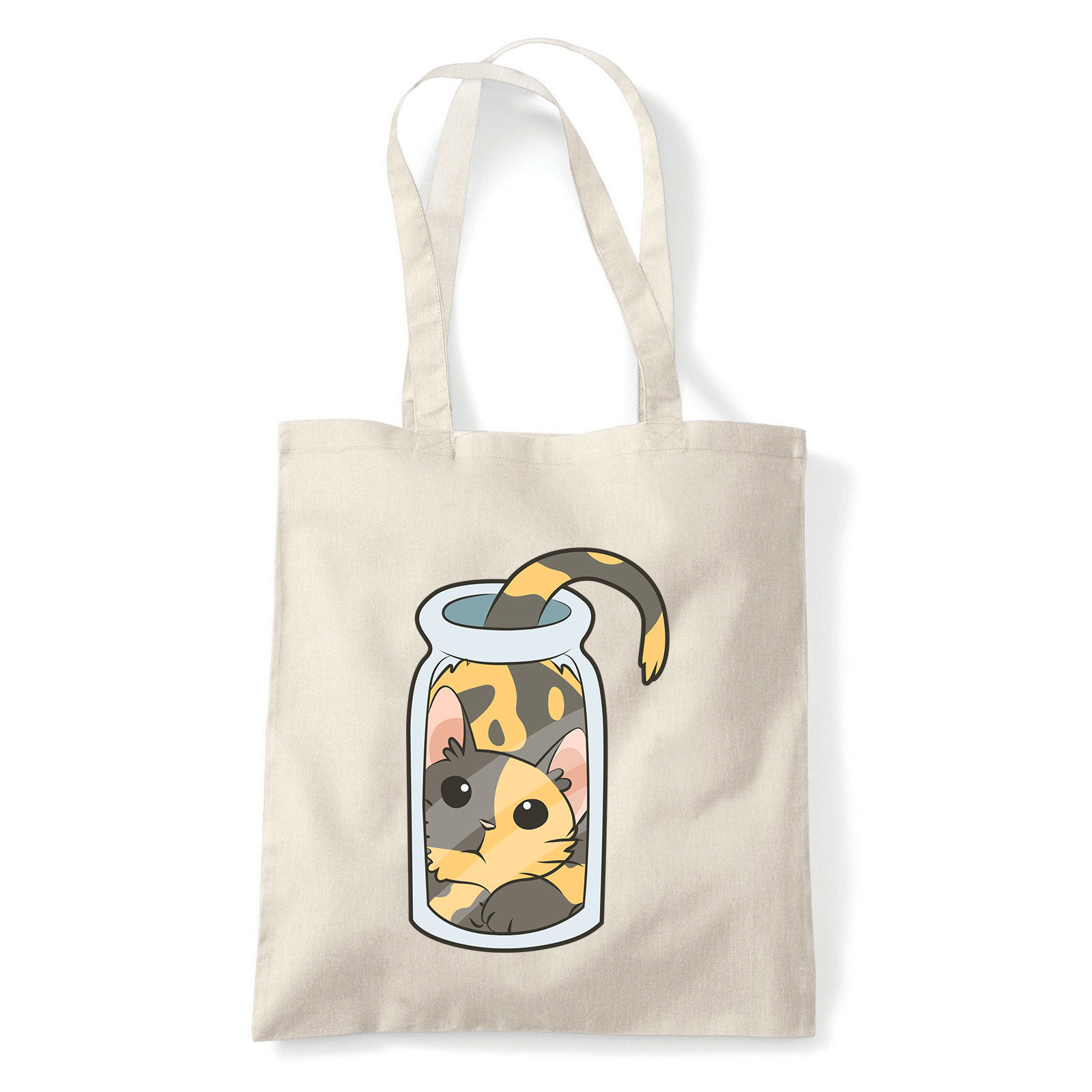 macska macskás cica cicás Homok Shopper Vászontáska