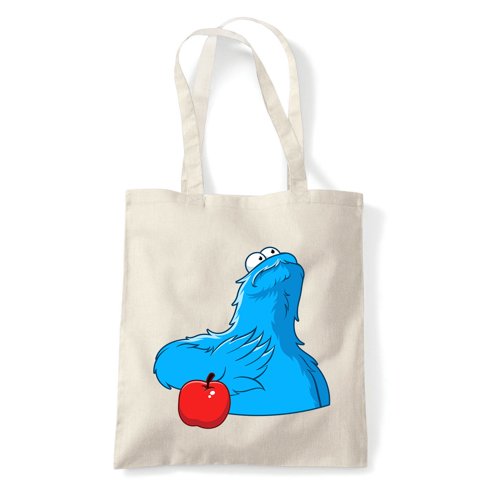 sütiszörny cookie monster alma Homok Shopper Vászontáska