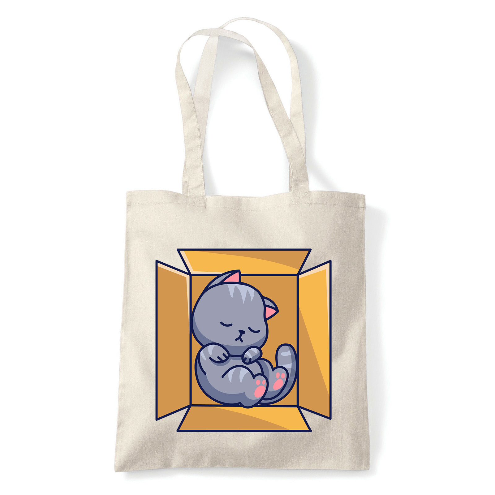 macska macskás cica cicás Homok Shopper Vászontáska