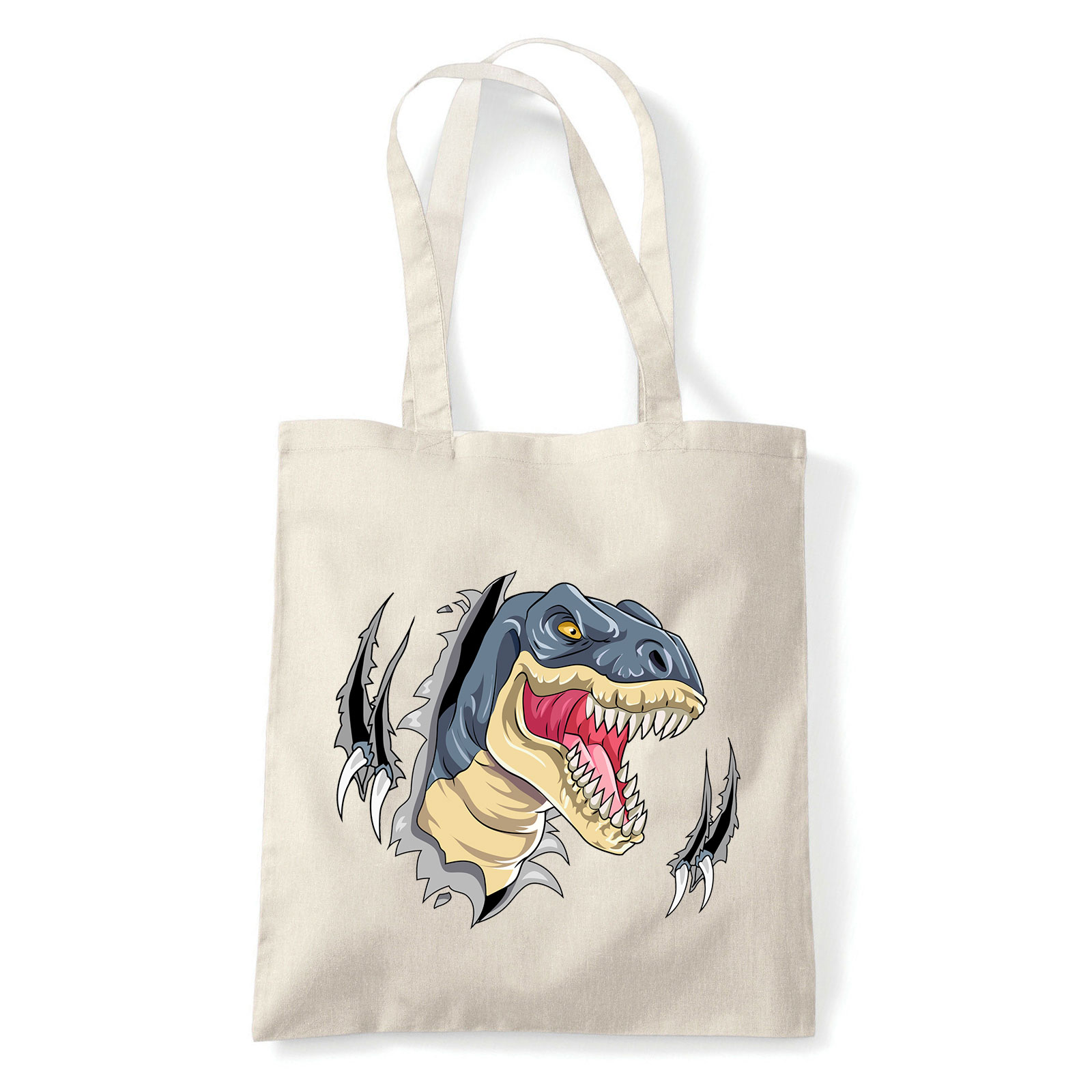 T-rex dino dinoszaurusz Homok Shopper Vászontáska