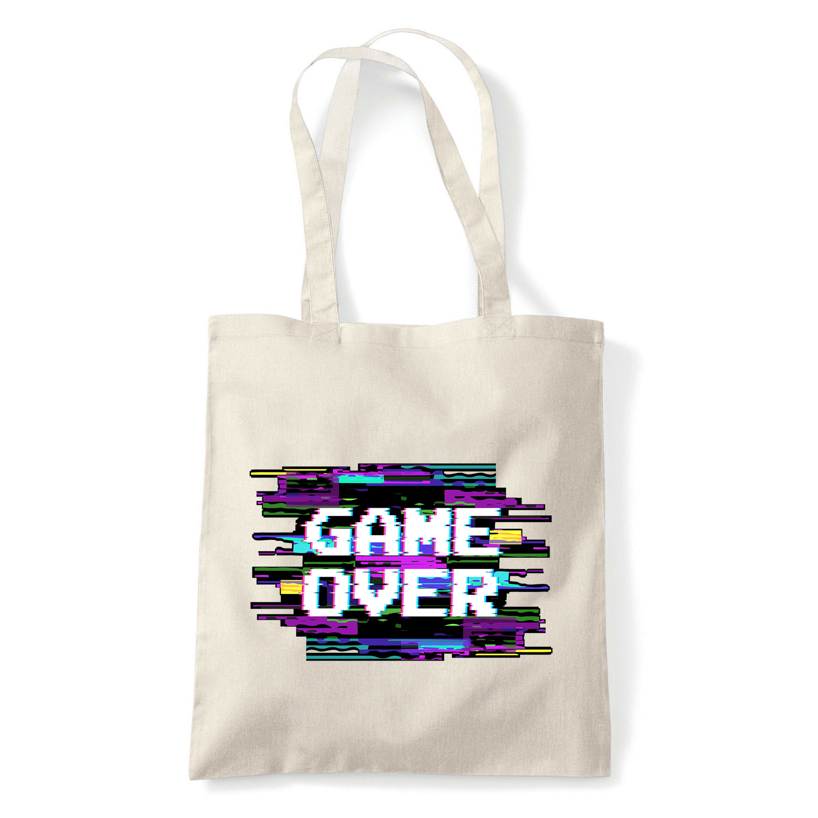 game over gamer Homok Shopper Vászontáska
