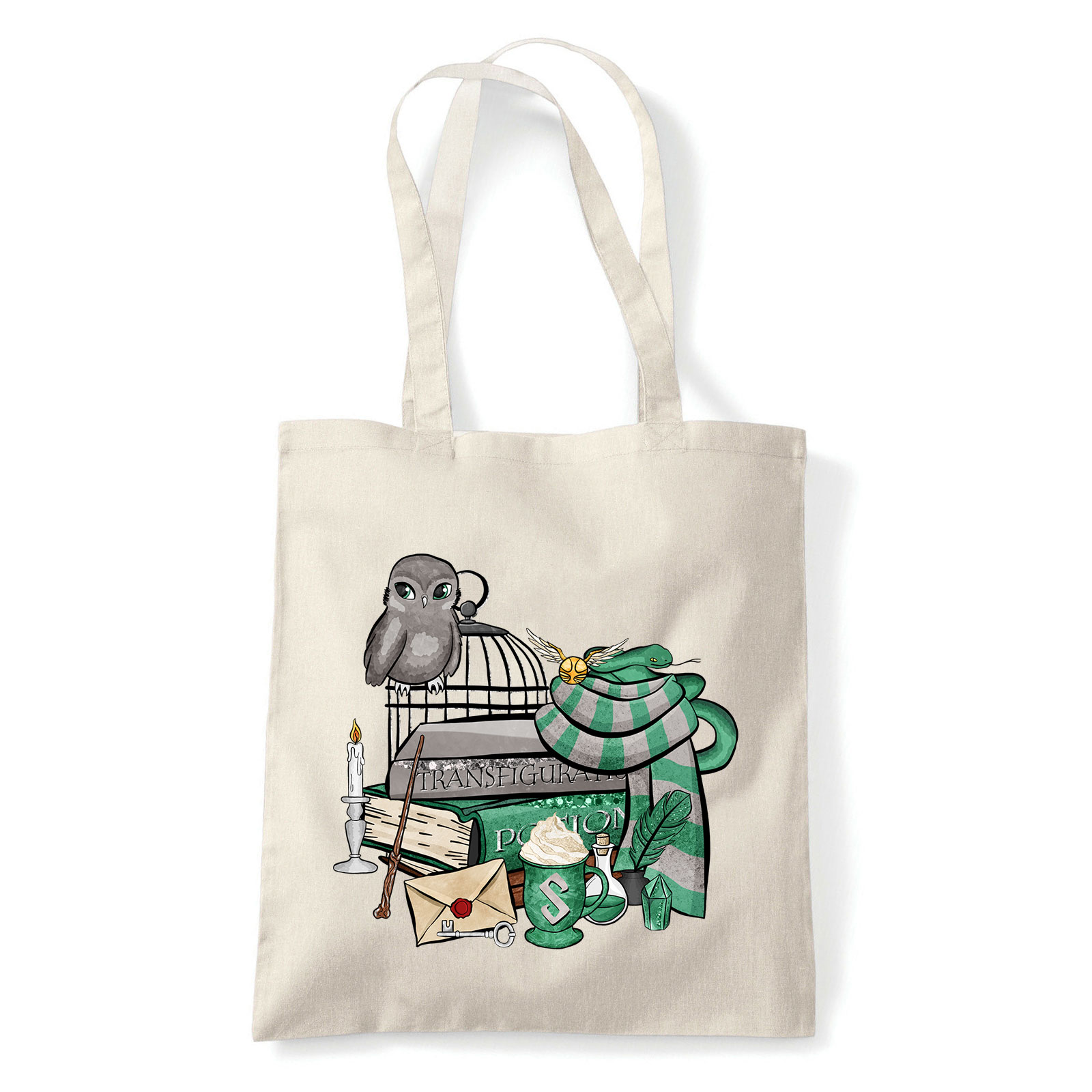 harry potter slytherin mardekár Homok Shopper Vászontáska