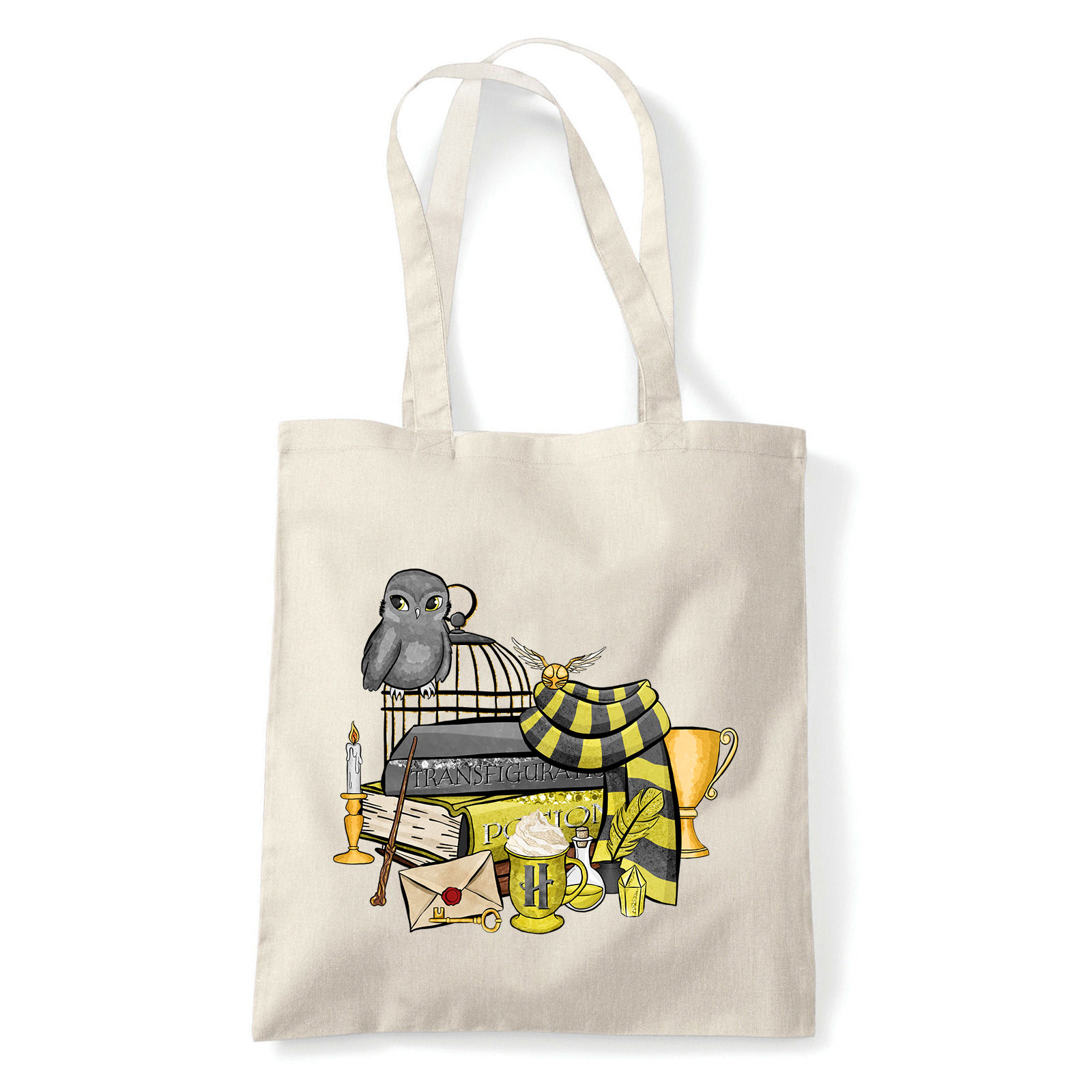 hufflepuff hugrabug harry potter Homok Shopper Vászontáska