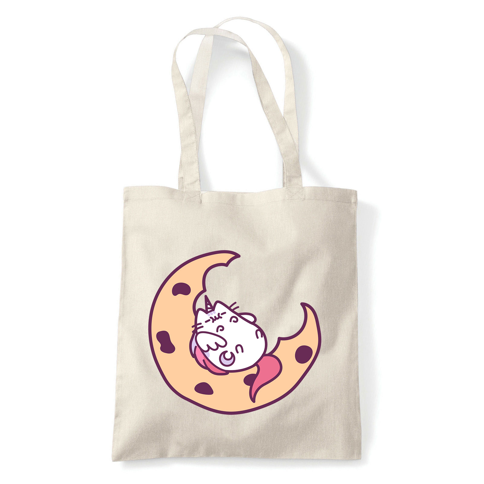 macska macskás cica cicás pusheen unikornis Homok Shopper Vászontáska