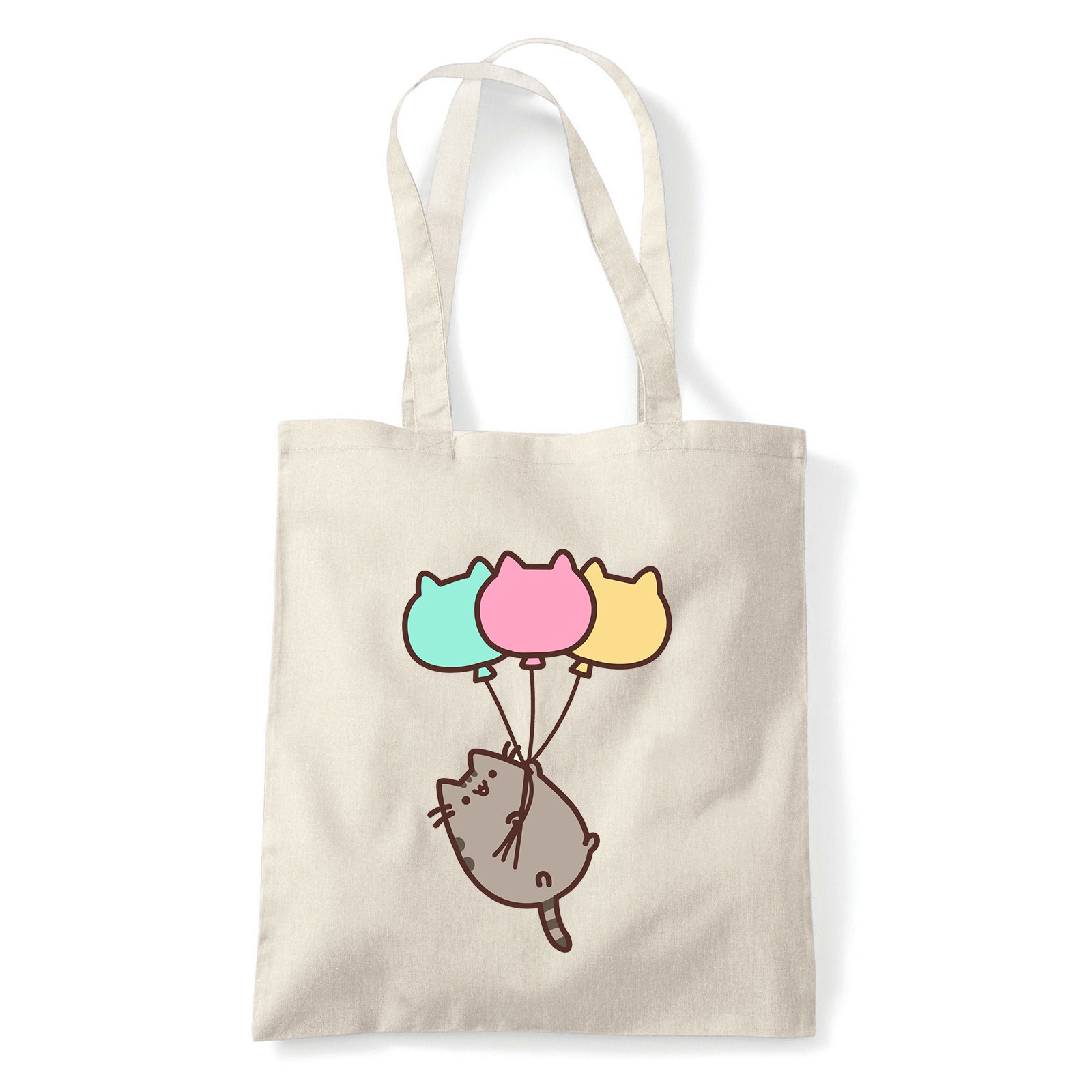 pusheen lufi macska macskás cica cicás Homok Shopper Vászontáska