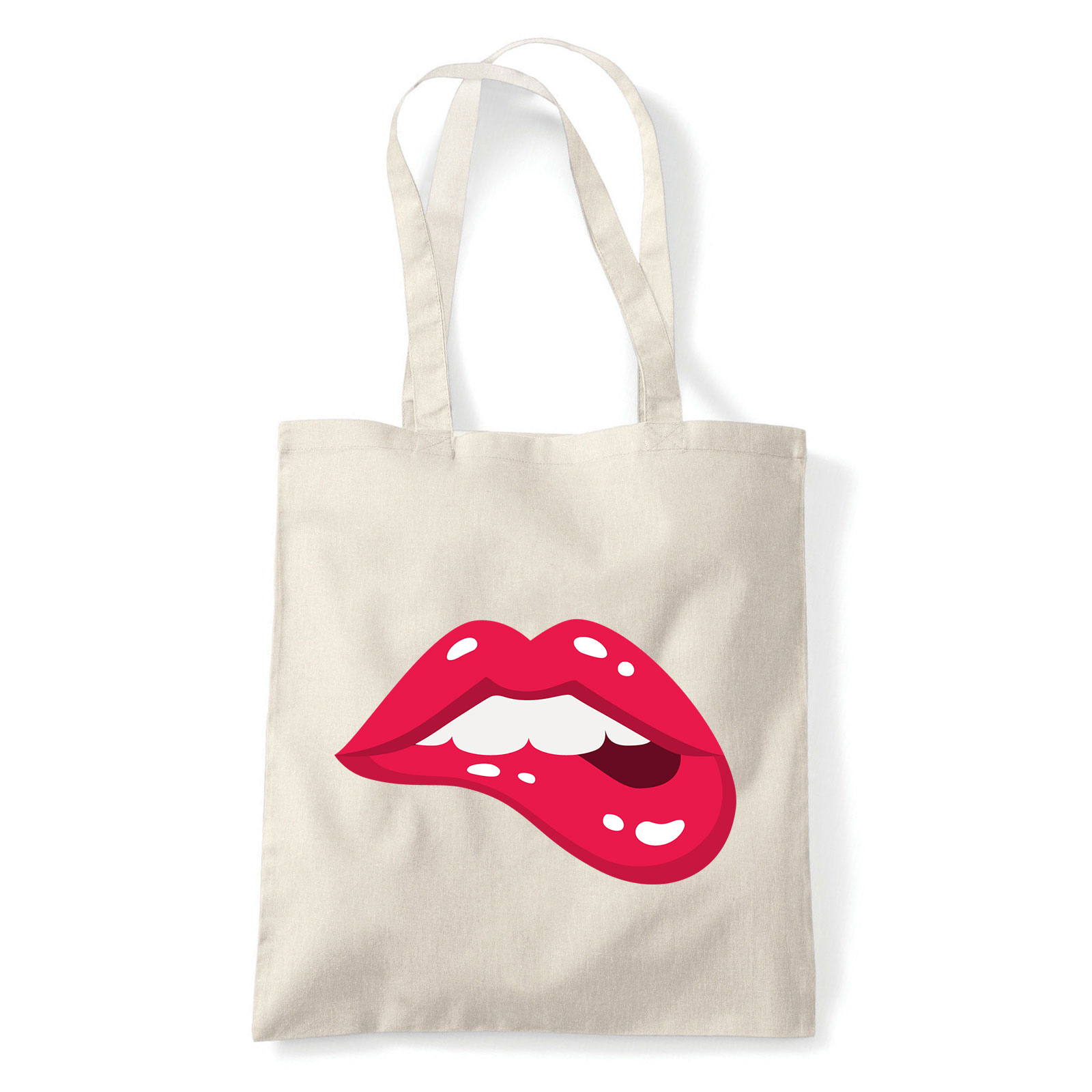 lips ajak ajkak száj  Homok Shopper Vászontáska
