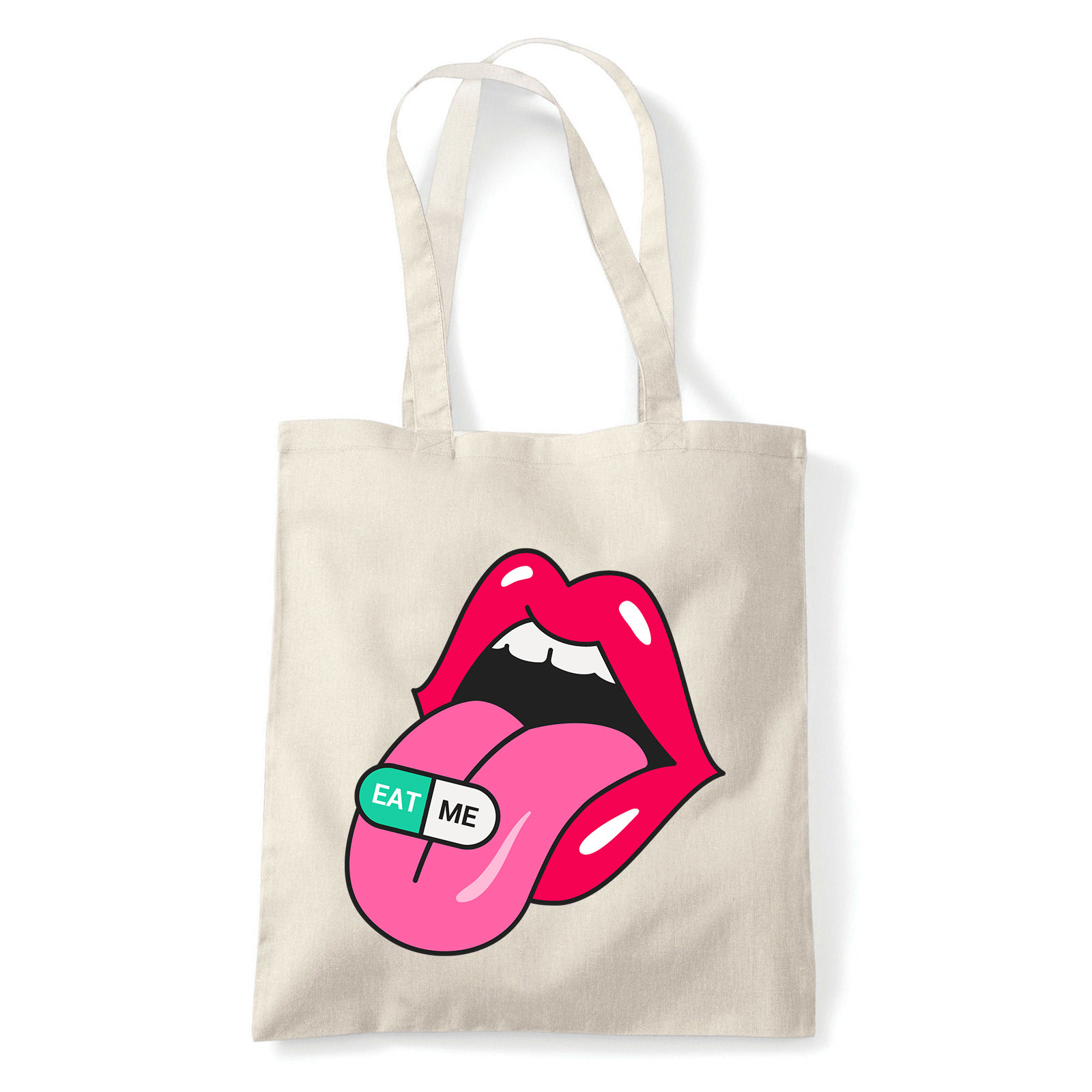 lips ajak ajkak száj  Homok Shopper Vászontáska