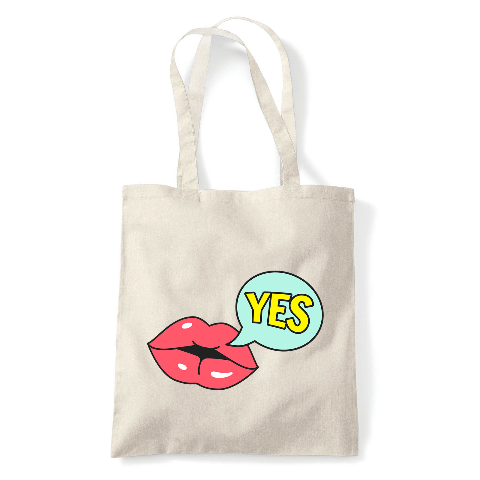 lips ajak ajkak száj  Homok Shopper Vászontáska