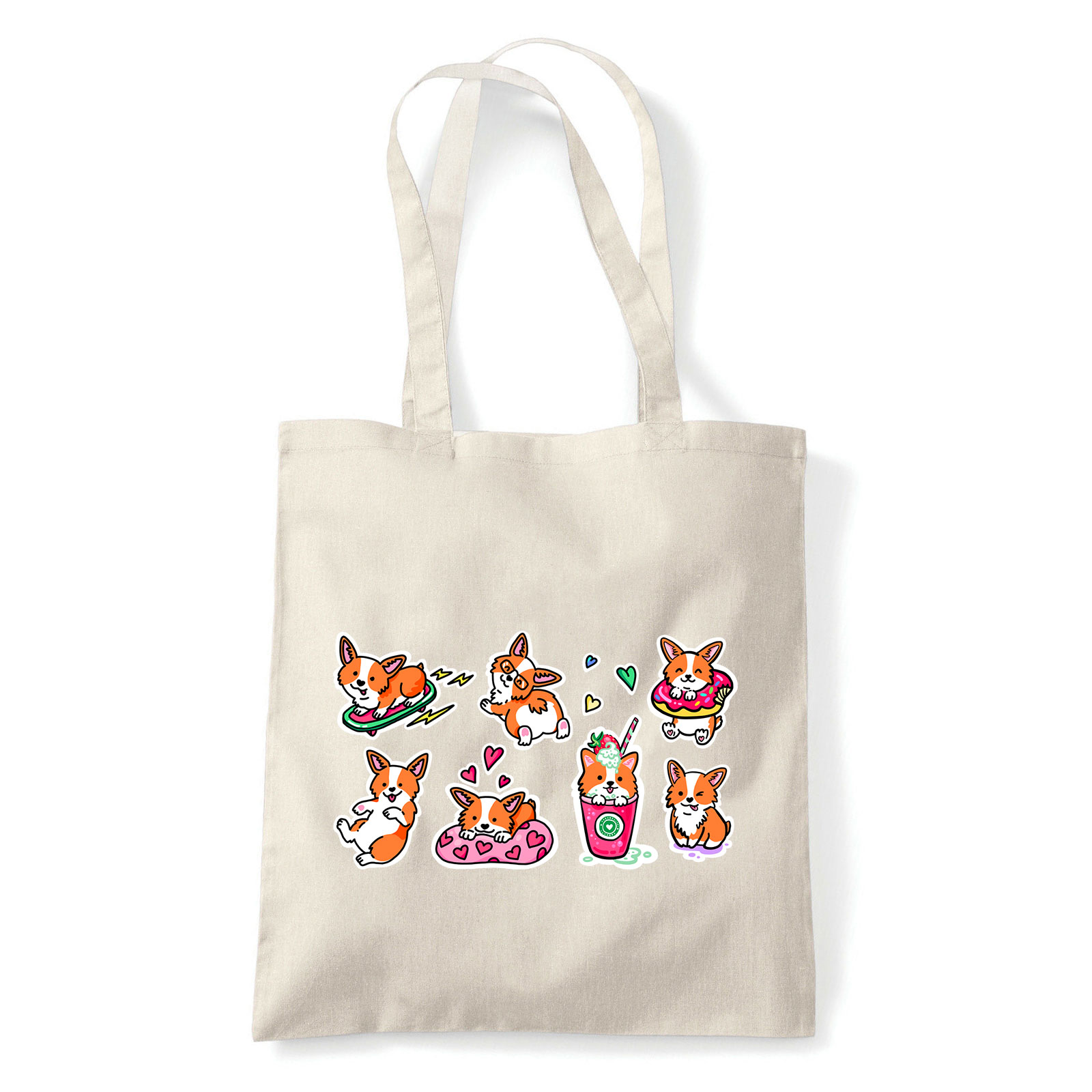 Corgi korgi corgik Homok Shopper Vászontáska
