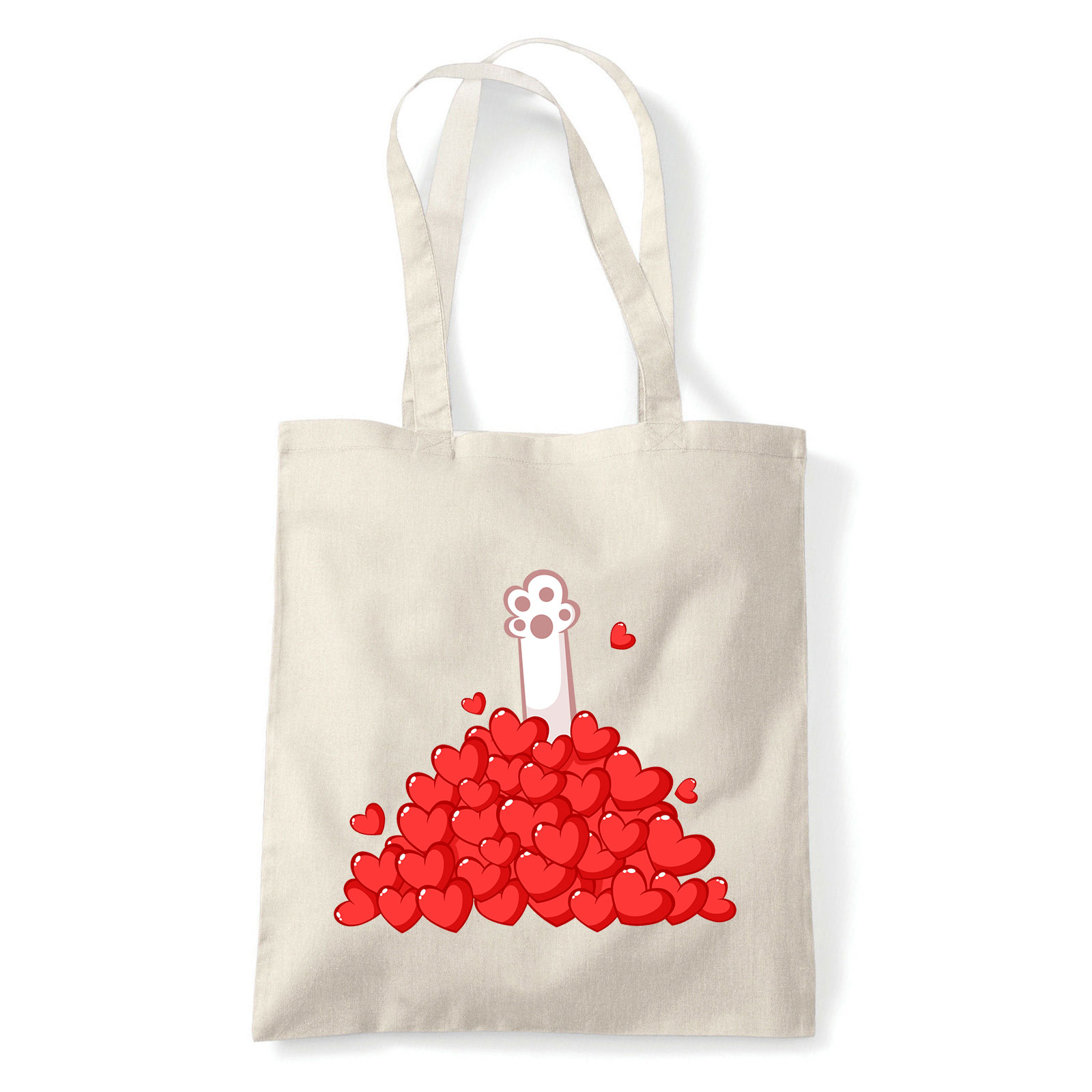 macska macskás cica cicás Homok Shopper Vászontáska