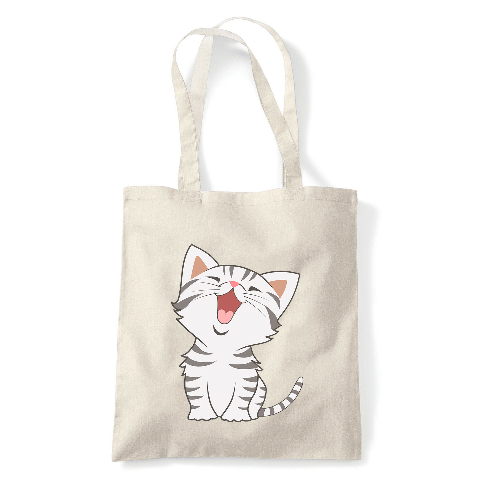 macska macskás cica cicás Homok Shopper Vászontáska