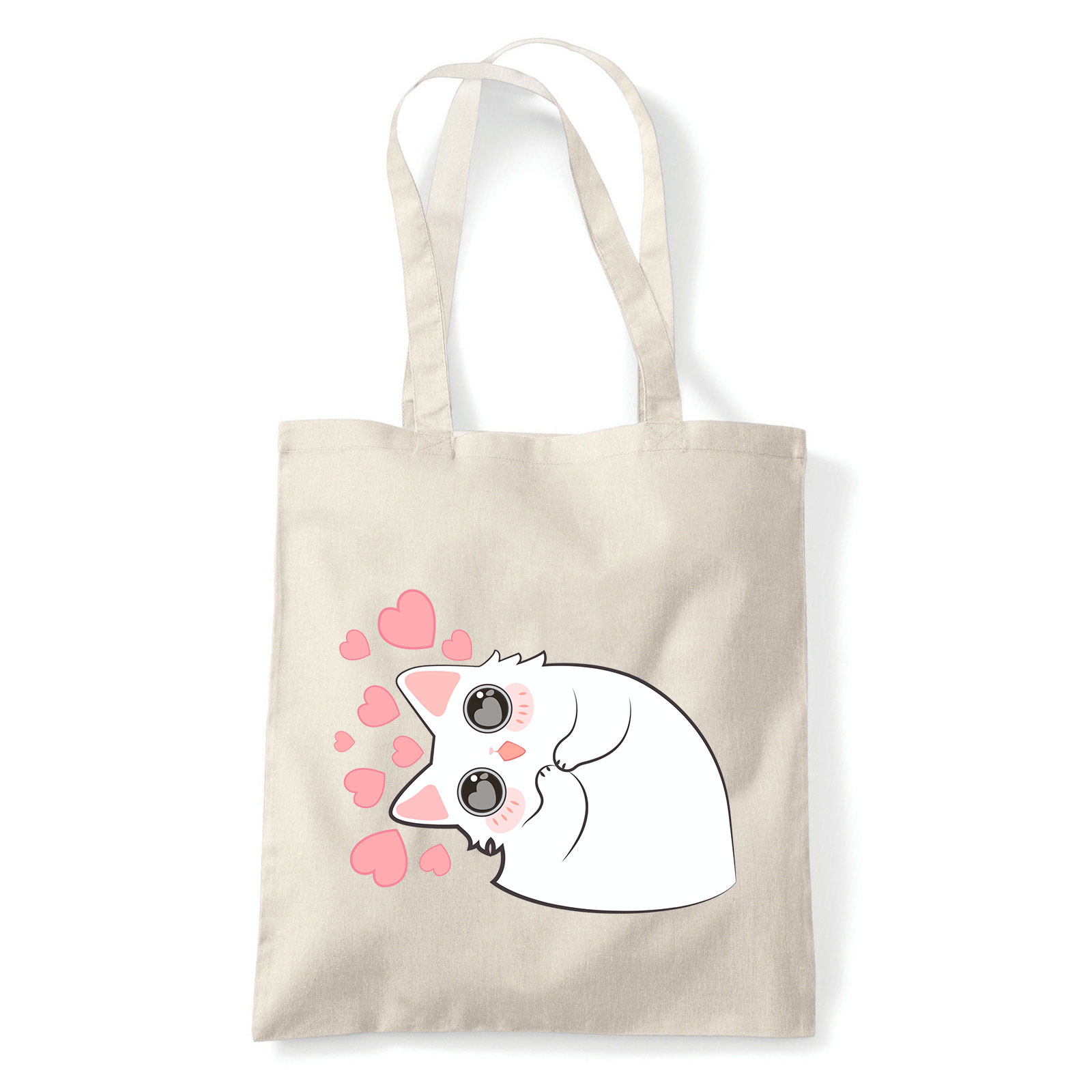macska macskás cica cicás Homok Shopper Vászontáska