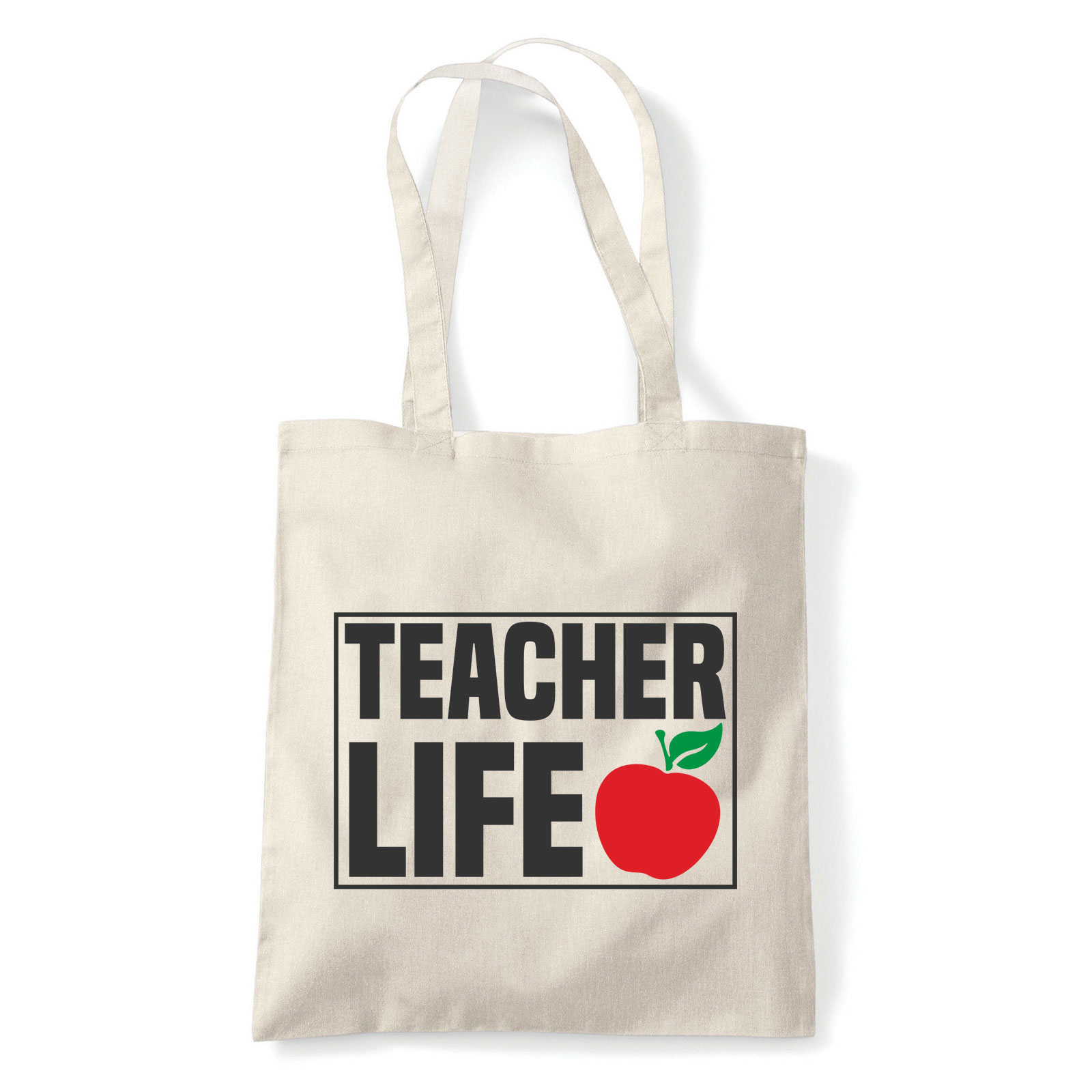 teacher life tanár Homok Shopper Vászontáska