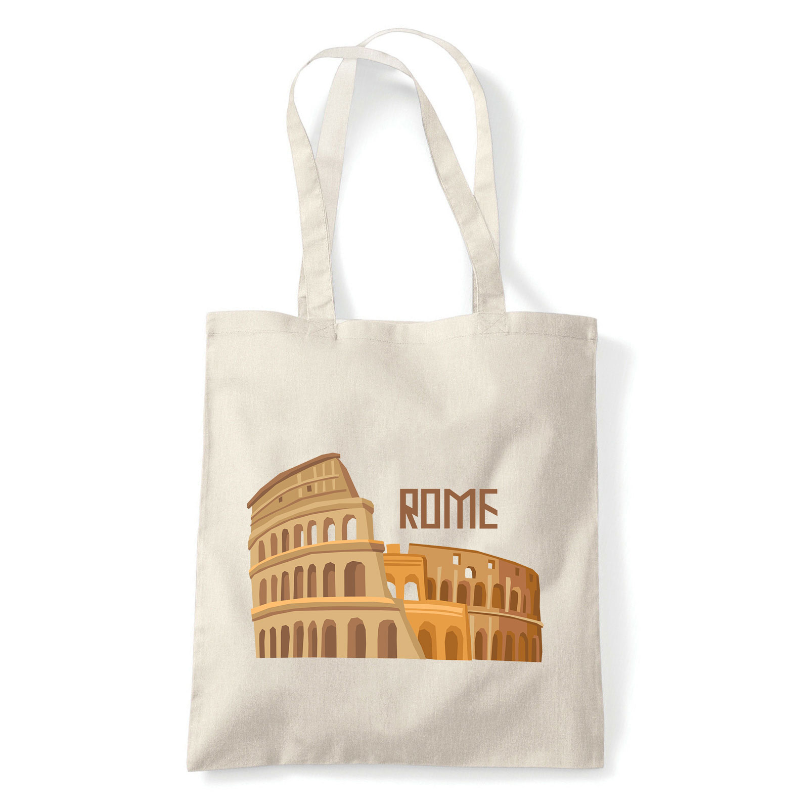 olaszország italy róma rome colosseum  Homok Shopper Vászontáska