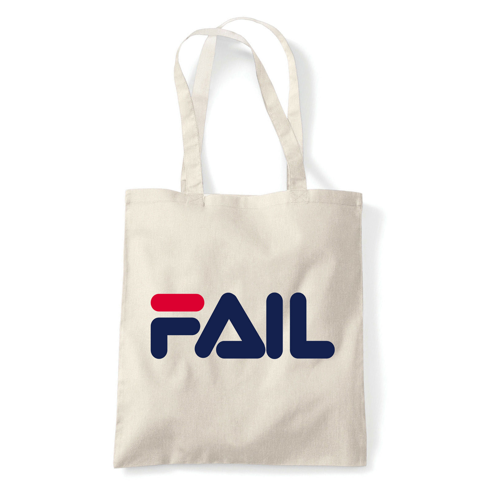 Fail fila humor Homok Shopper Vászontáska