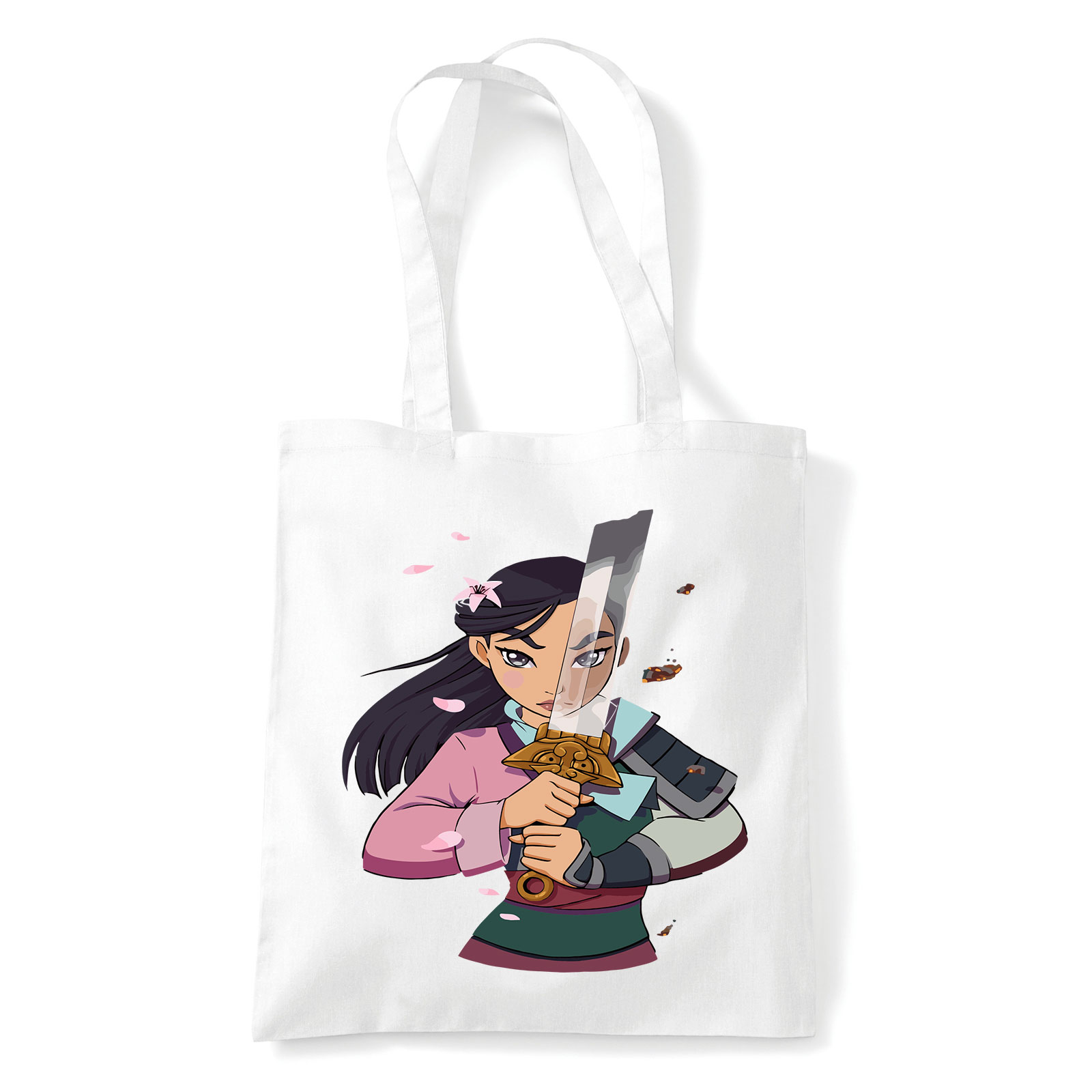 Mulan Fehér Shopper Vászontáska