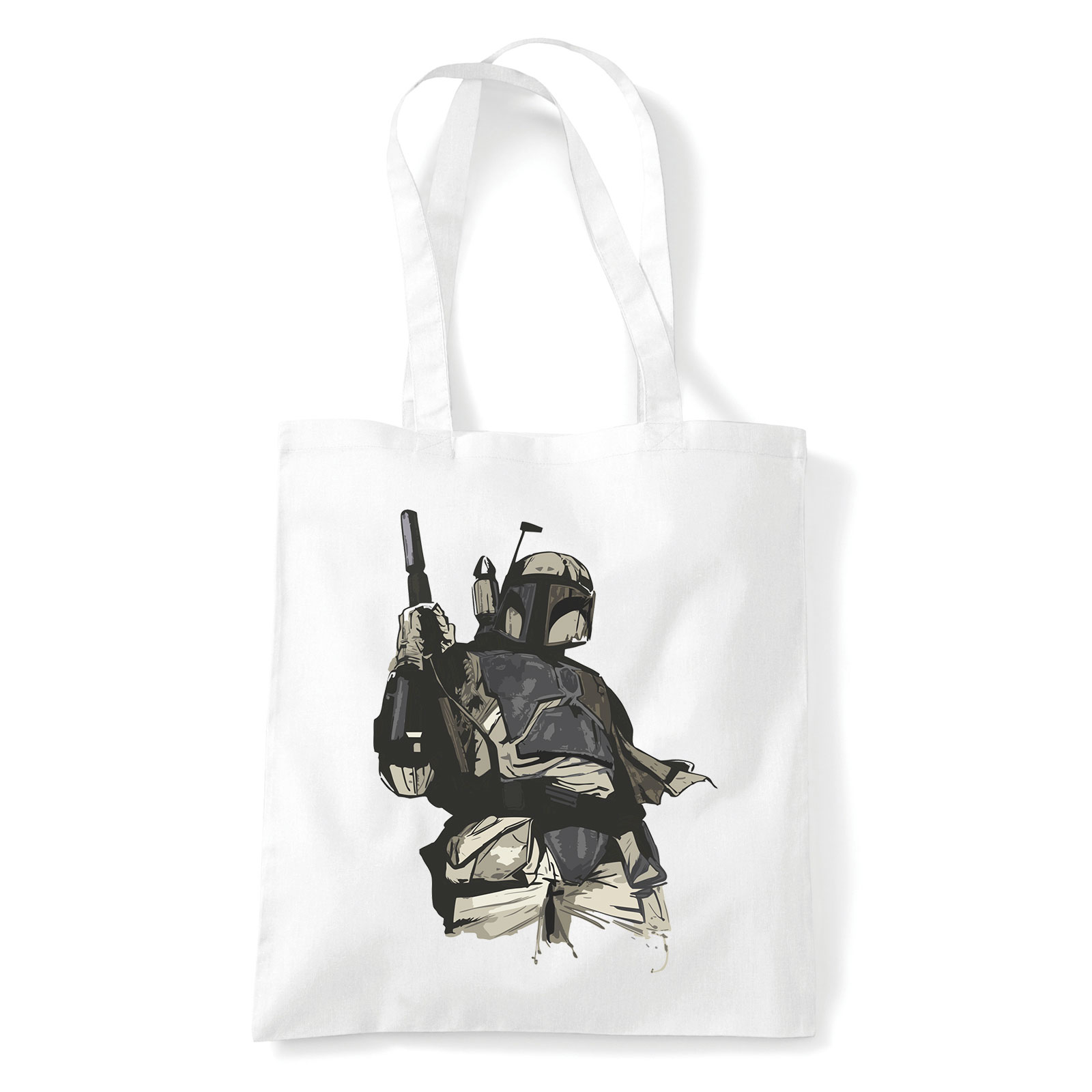 Star Wars Bounty Hunter Fehér Shopper Vászontáska