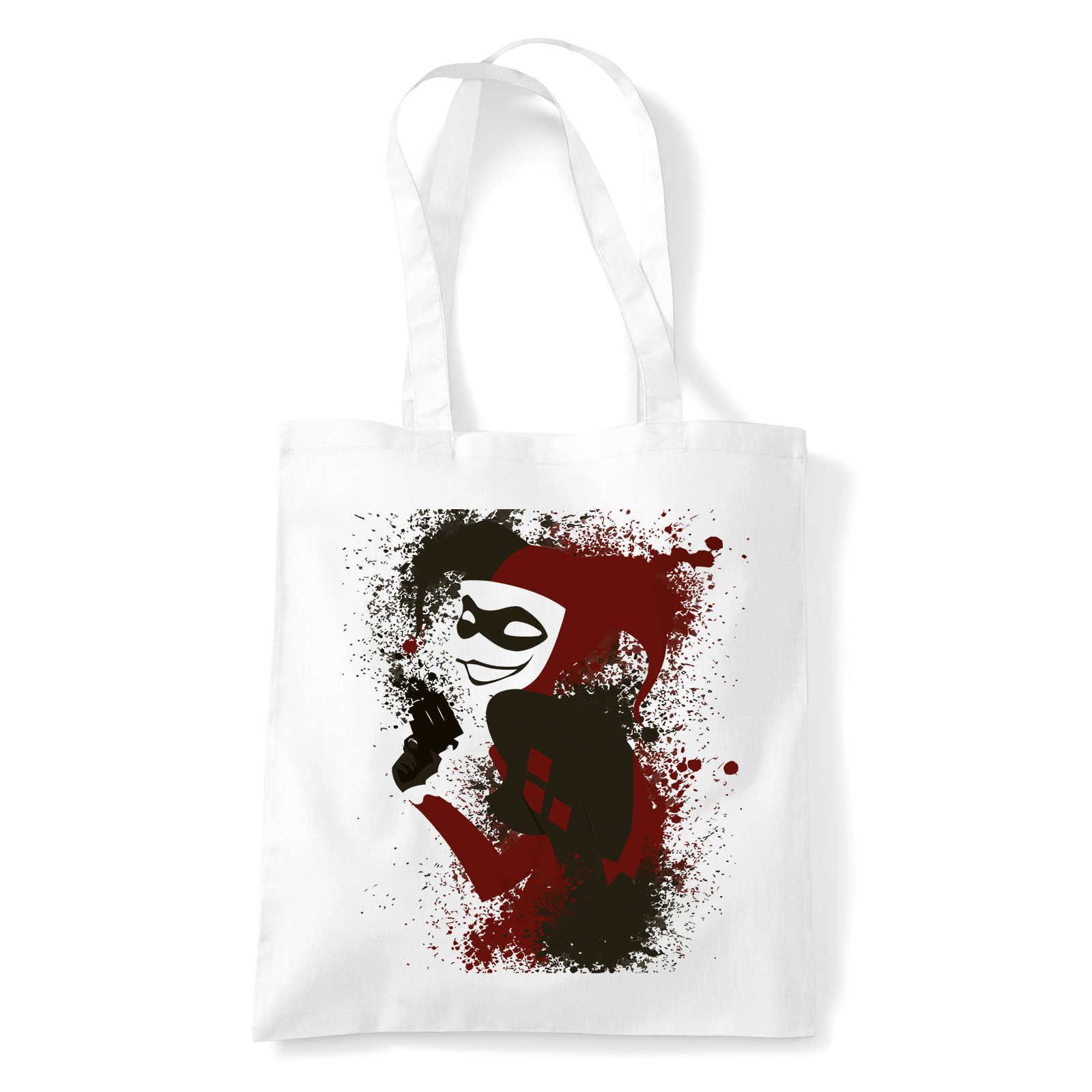 Harley Quinn Fehér Shopper Vászontáska