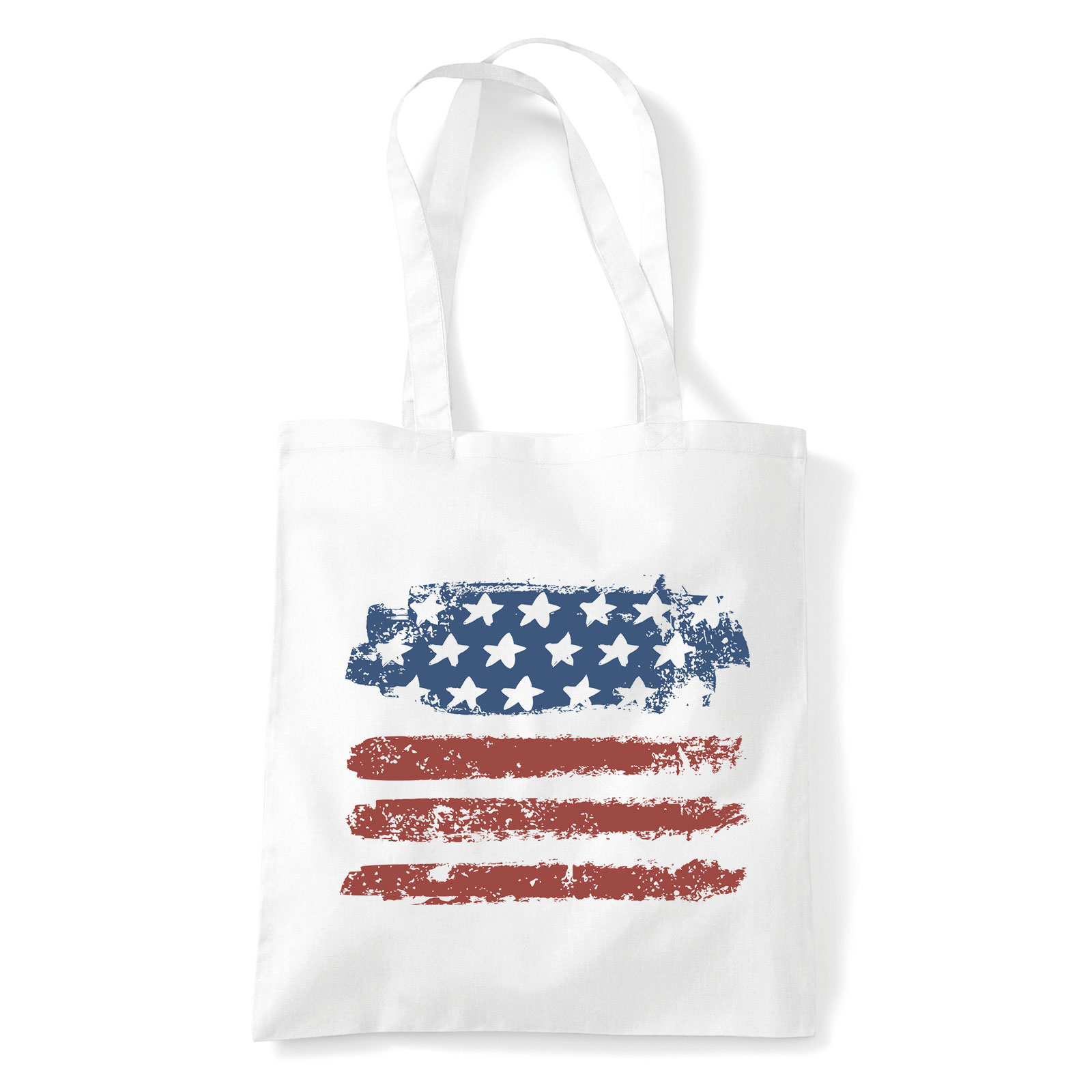 usa zászló amerika Fehér Shopper Vászontáska