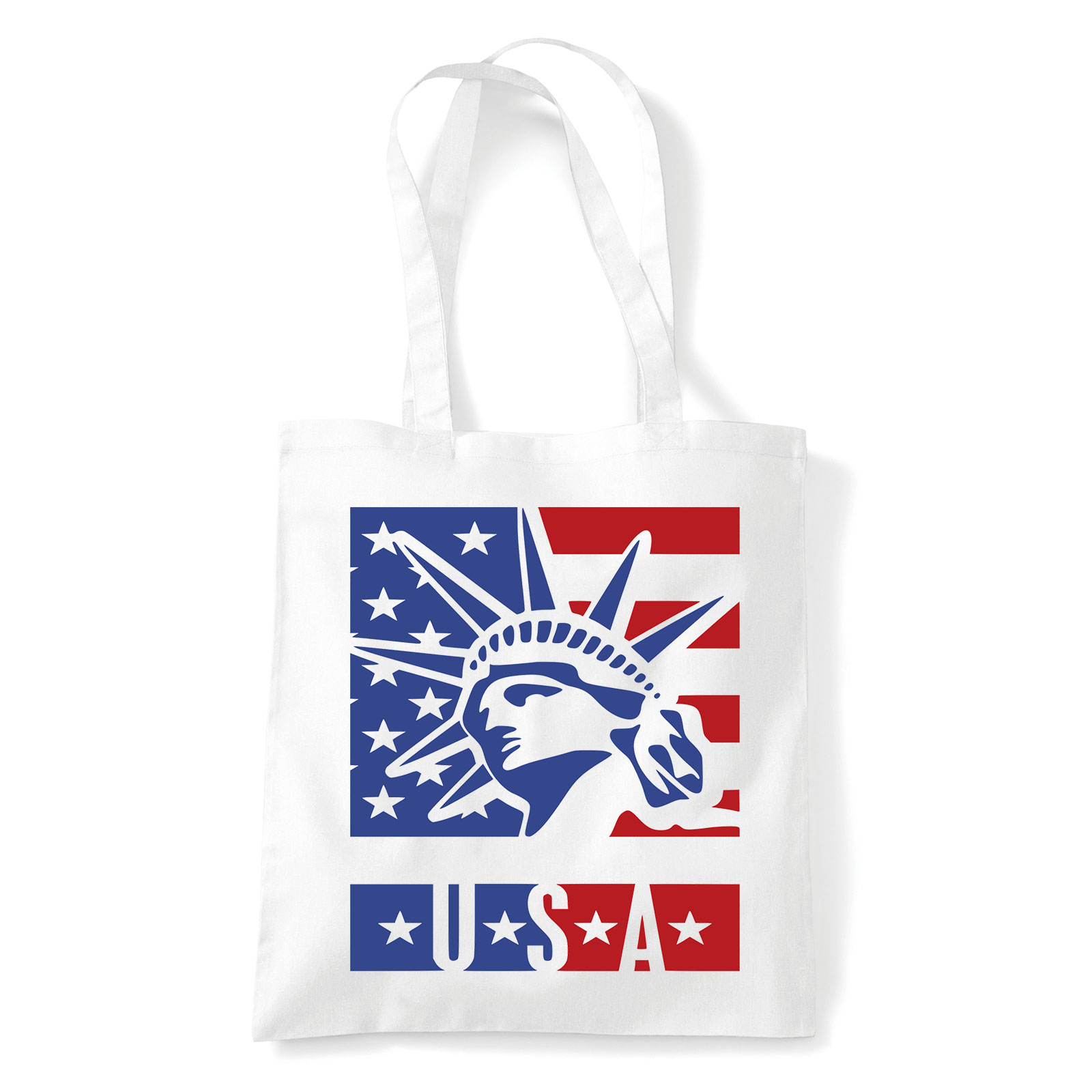 USA szabadságszobor amerika Fehér Shopper Vászontáska