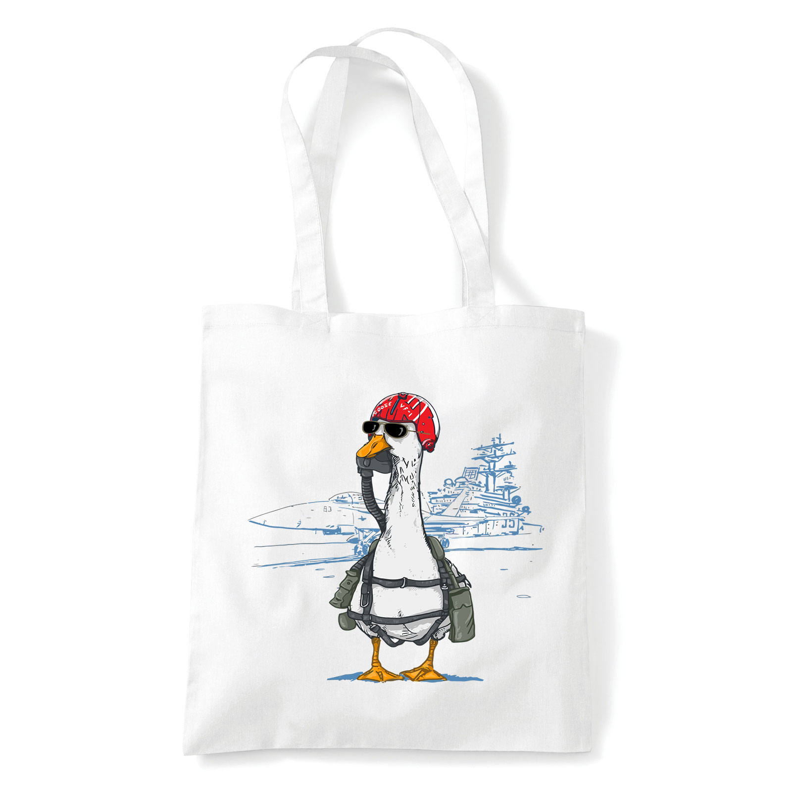 Goose Top Gun Fehér Shopper Vászontáska