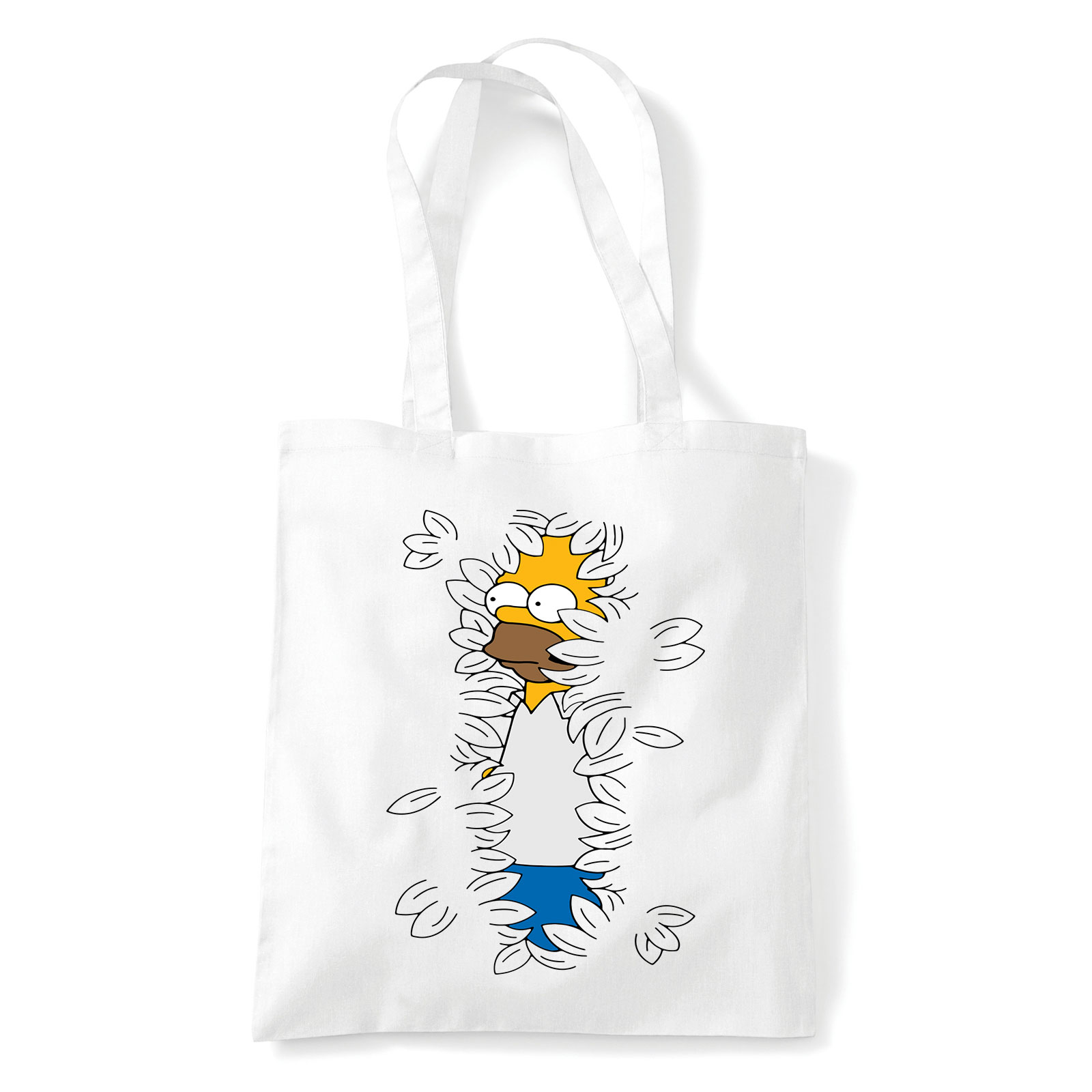 homer simpson simpson család Fehér Shopper Vászontáska