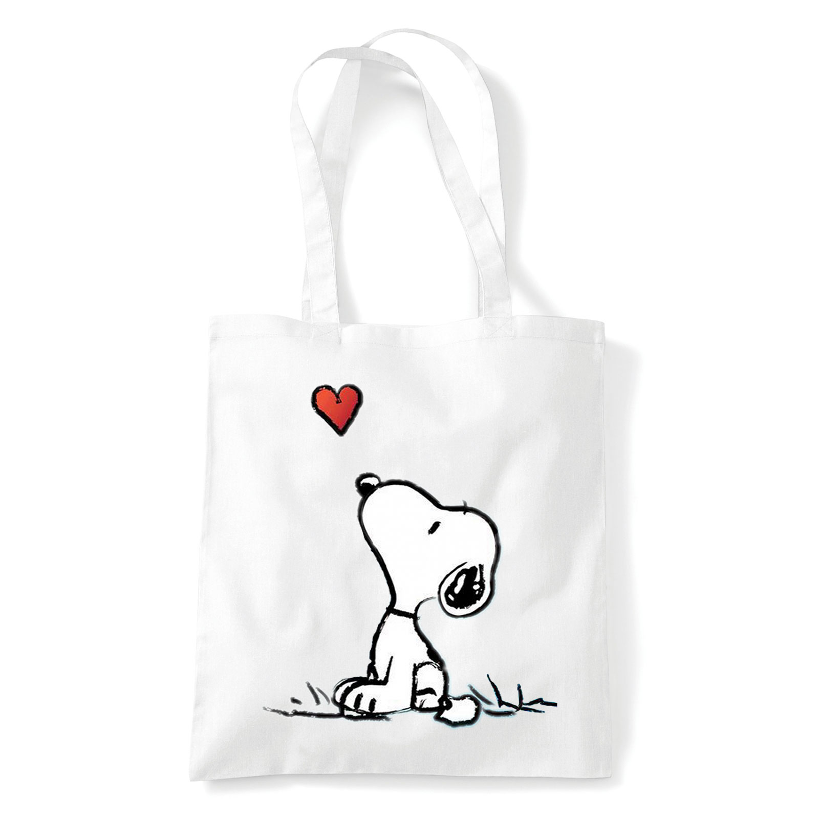 snoopy kutya Fehér Shopper Vászontáska