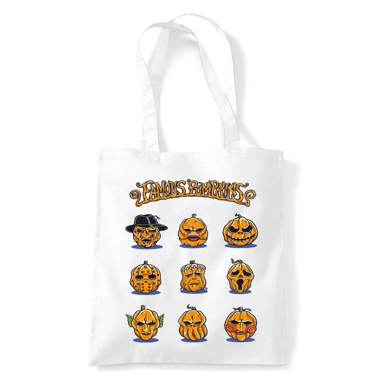 horror tök Fehér Shopper Vászontáska
