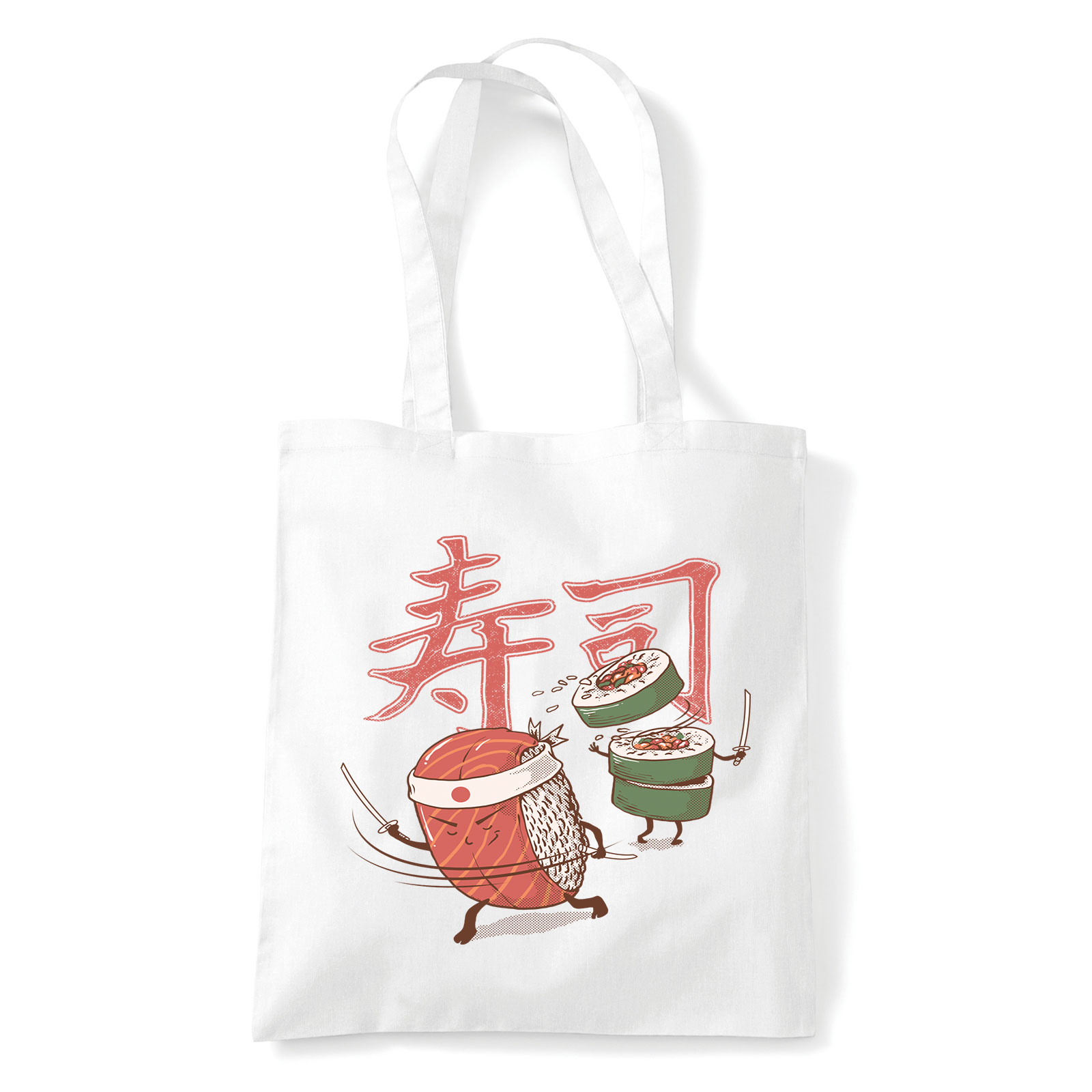 sushi szusi Fehér Shopper Vászontáska
