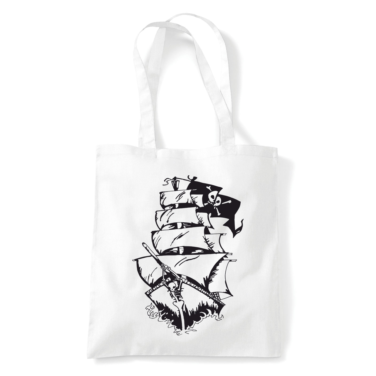 Vitorlás Fehér Shopper Vászontáska