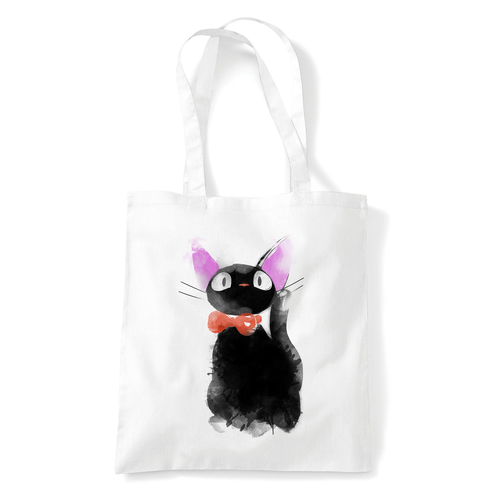 kiki macska macskás cica cicás boszorkány Fehér Shopper Vászontáska