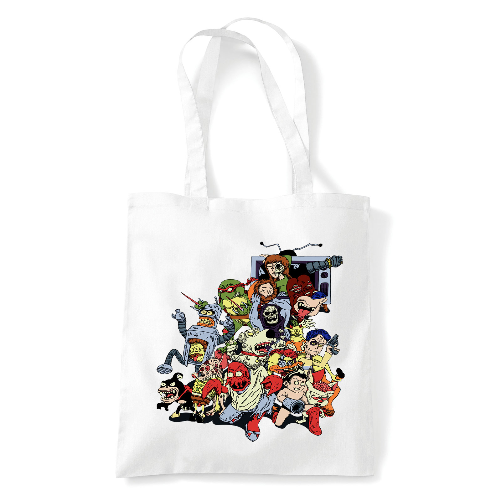 zombi zombis zombik Fehér Shopper Vászontáska