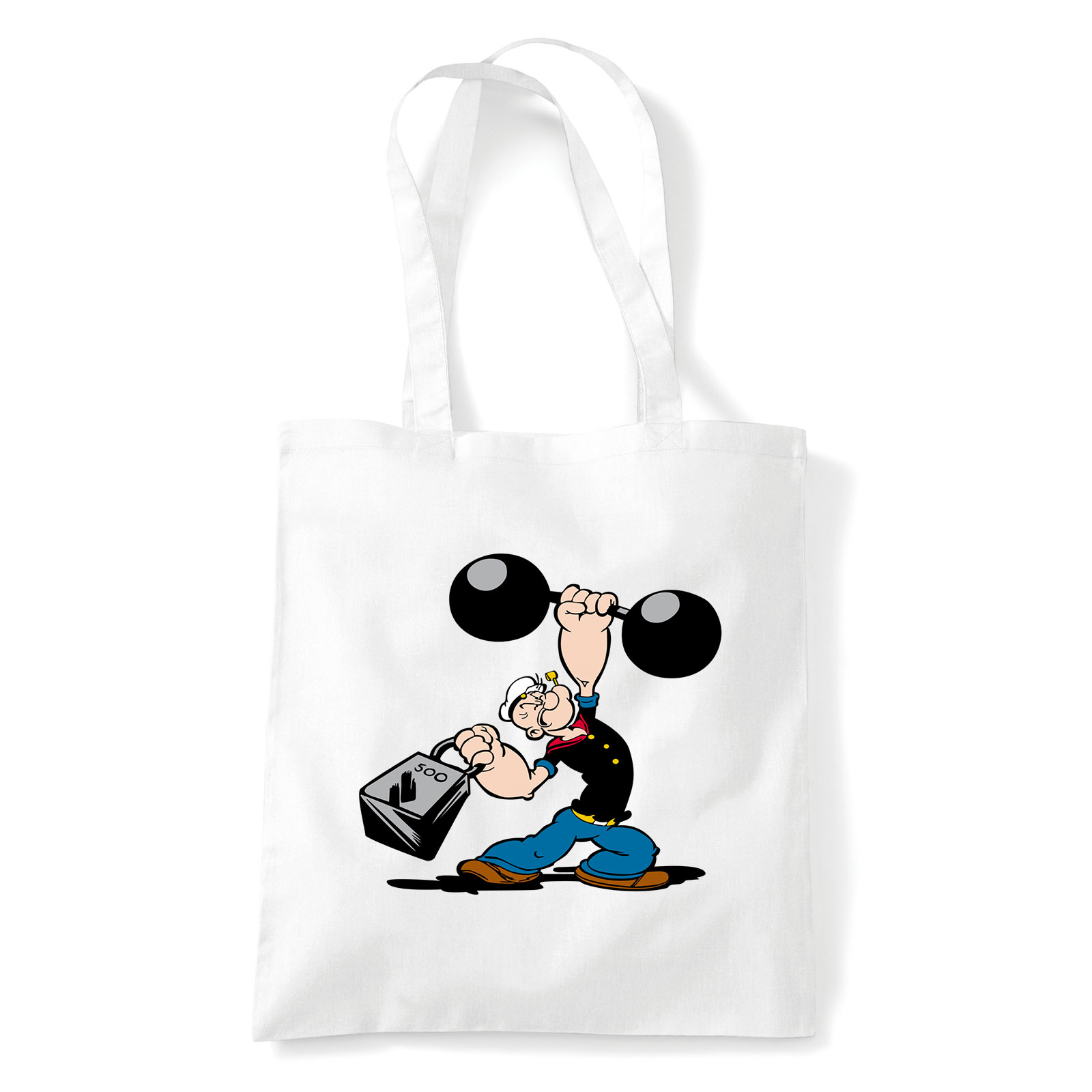 Popeye Kondi Fehér Shopper Vászontáska