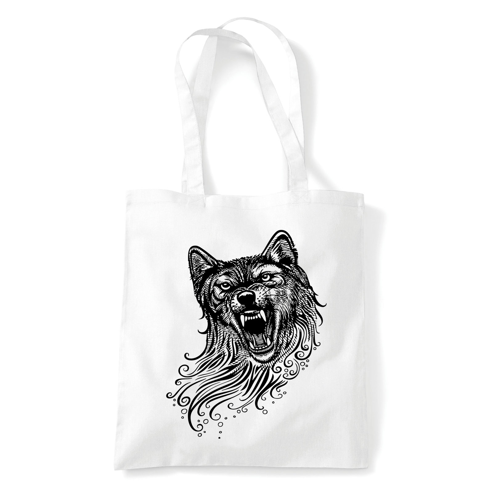 farkas Fehér Shopper Vászontáska