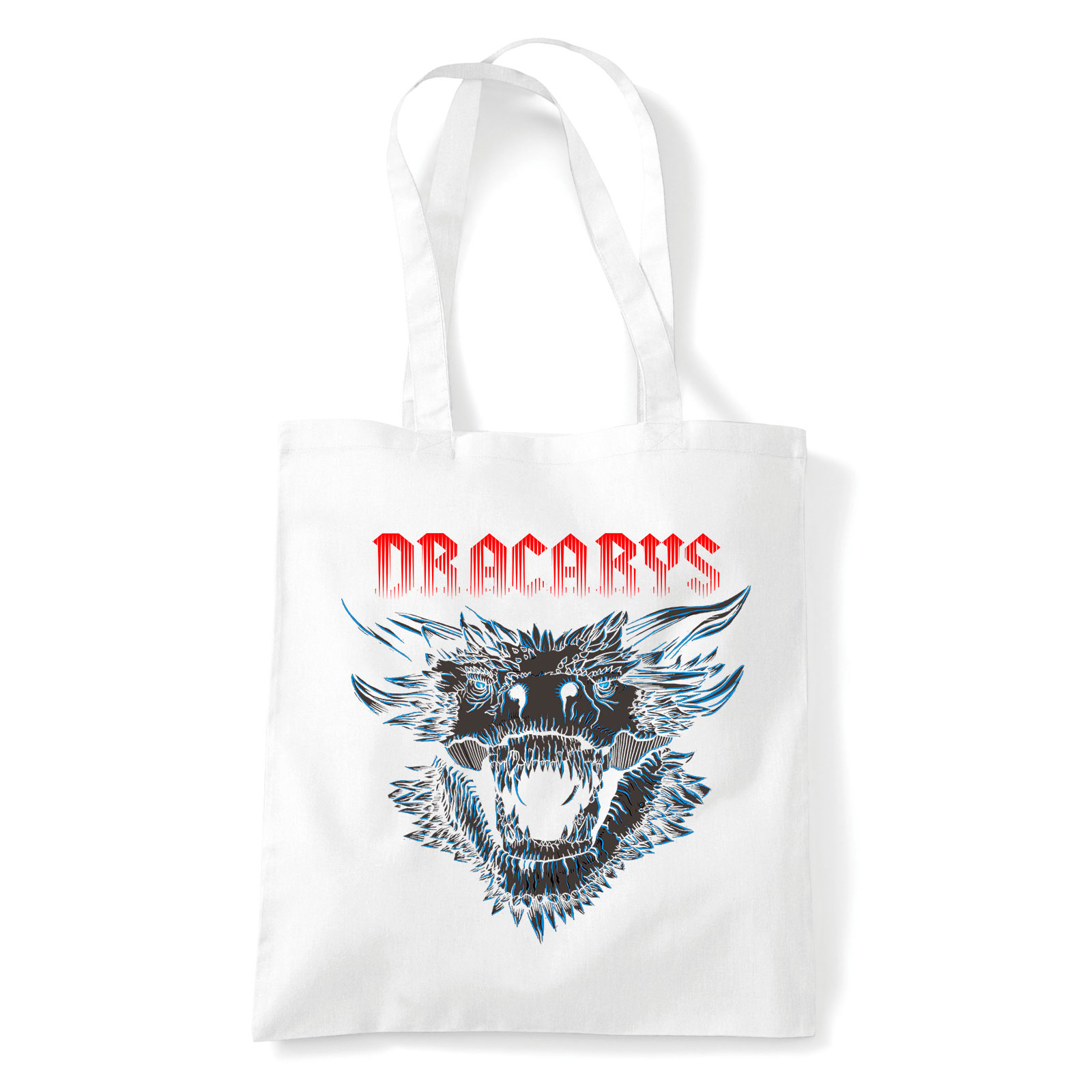 dracarys game of thrones trónok harca Fehér Shopper Vászontáska