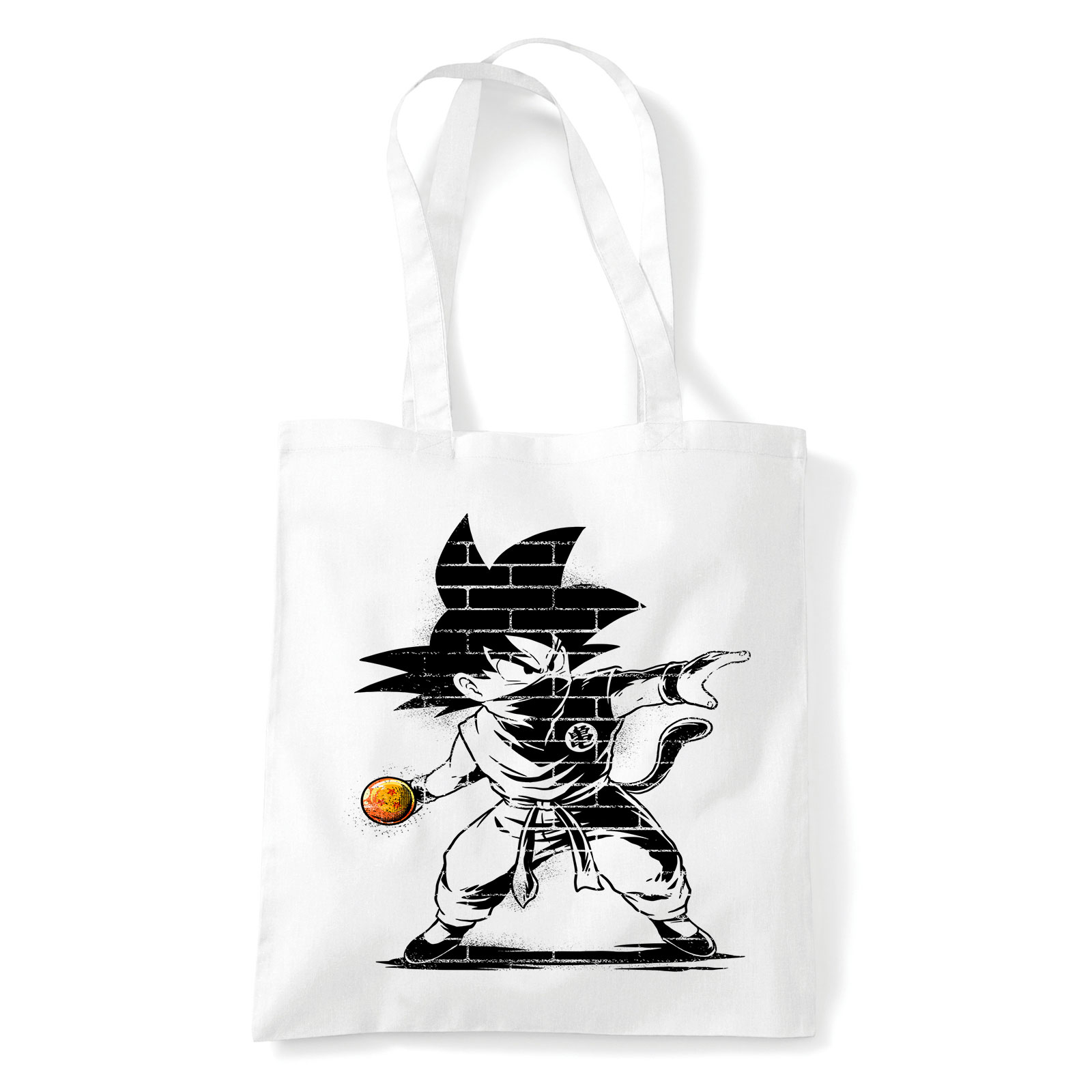 son goku dragon ball Fehér Shopper Vászontáska
