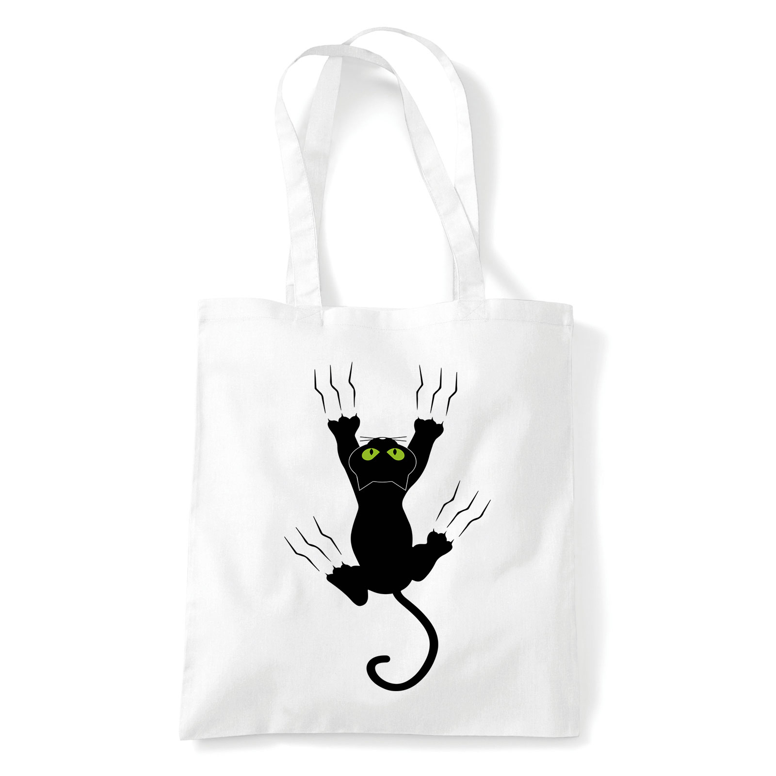 macska macskás cica cicás Fehér Shopper Vászontáska