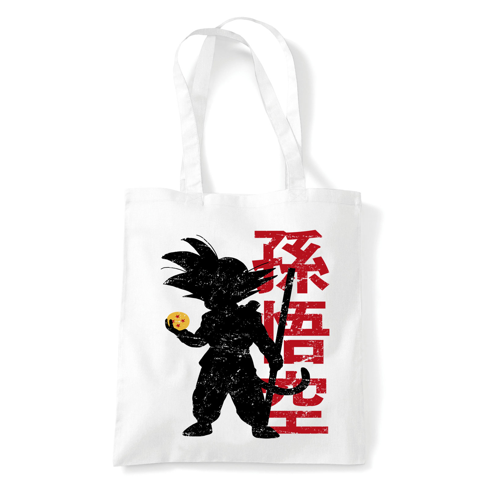 dragon ball son goku Fehér Shopper Vászontáska