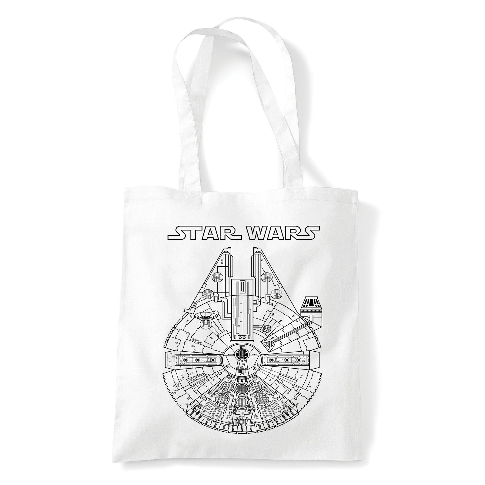 ezeréves sólyom star wars Fehér Shopper Vászontáska