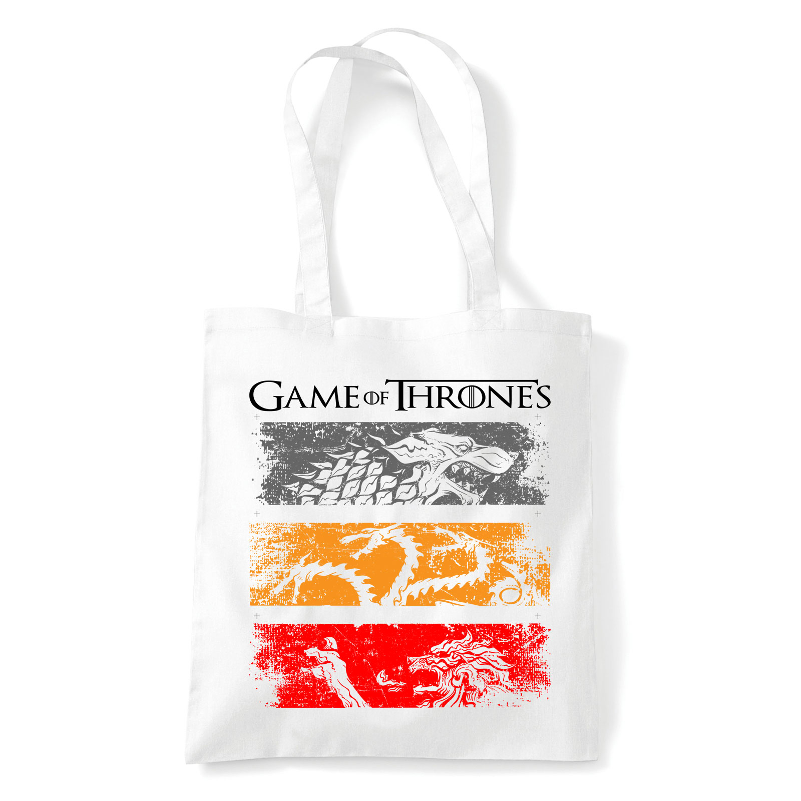 Game Of Thrones trónok harca Fehér Shopper Vászontáska